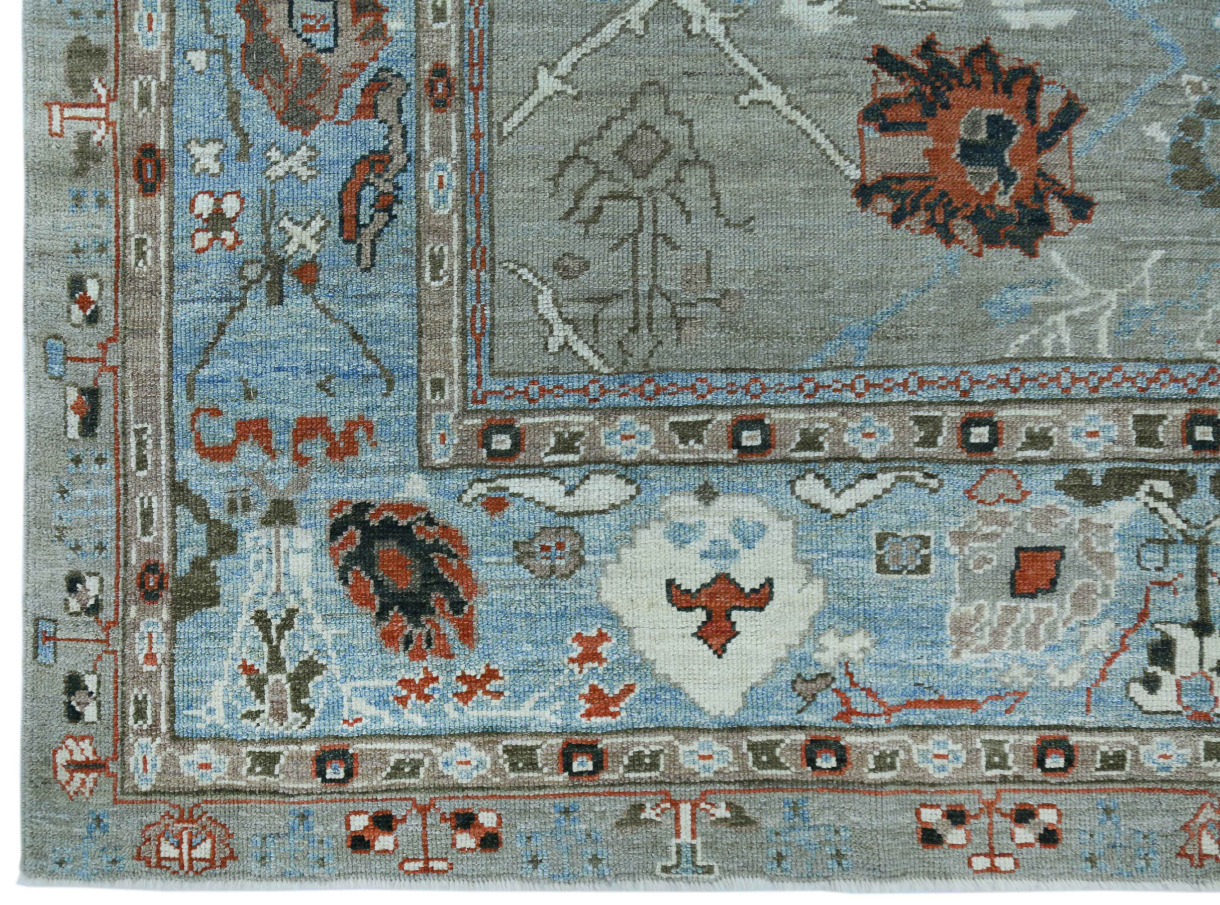 Thumbnail 2 for Turkey Oushak Tribal Rug 90748