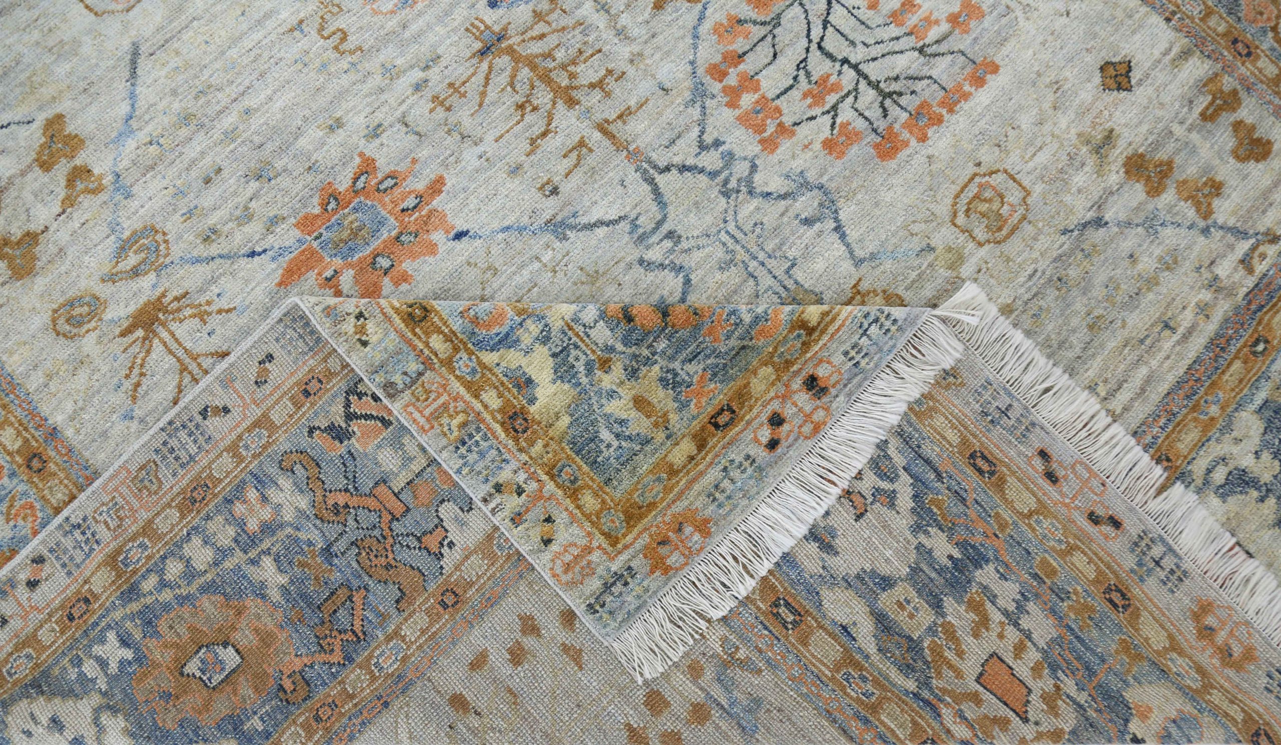 Thumbnail 9 for Turkey Oushak Tribal Rug 90747