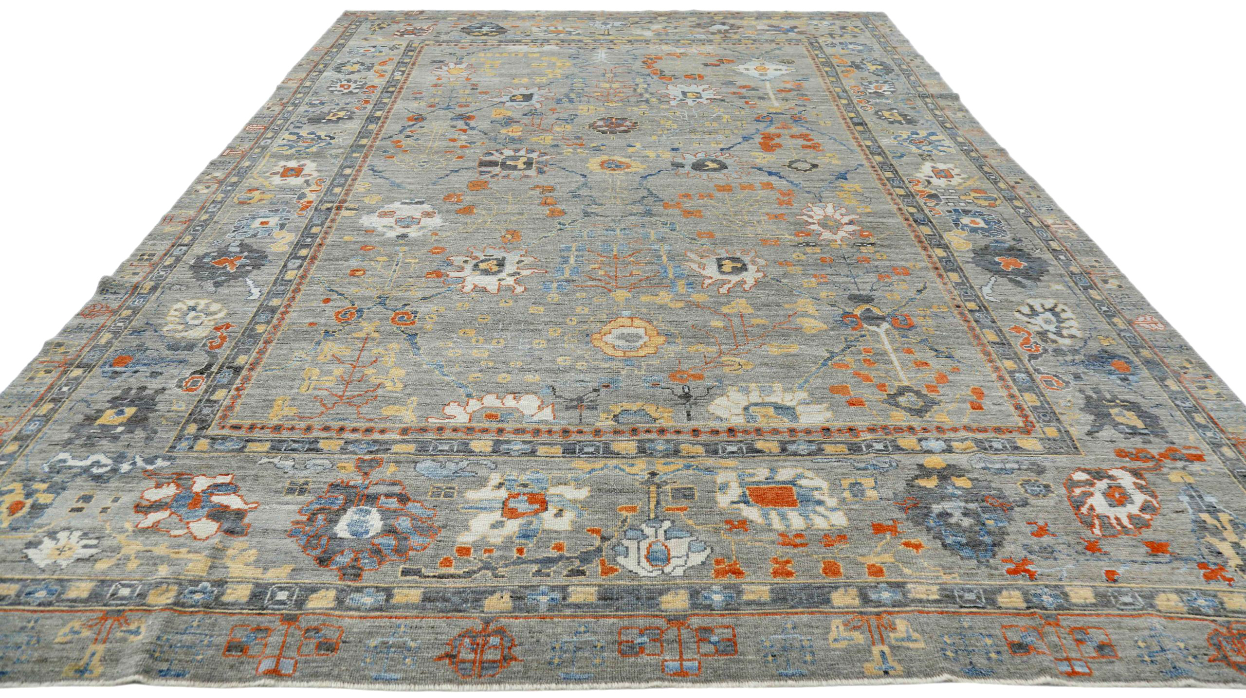 Thumbnail 6 for Turkey Oushak Traditional Rug 90743