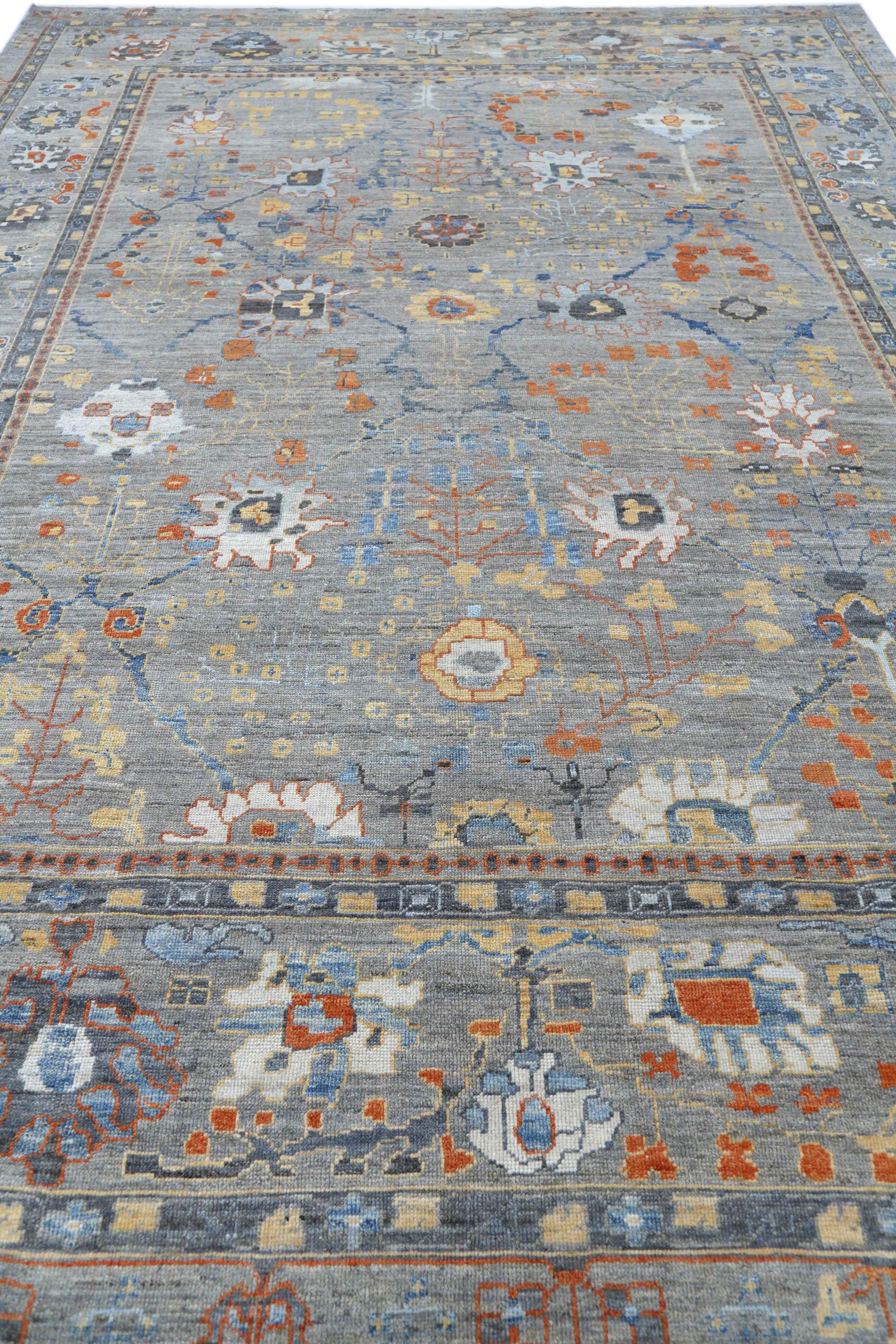 Thumbnail 10 for Turkey Oushak Traditional Rug 90743