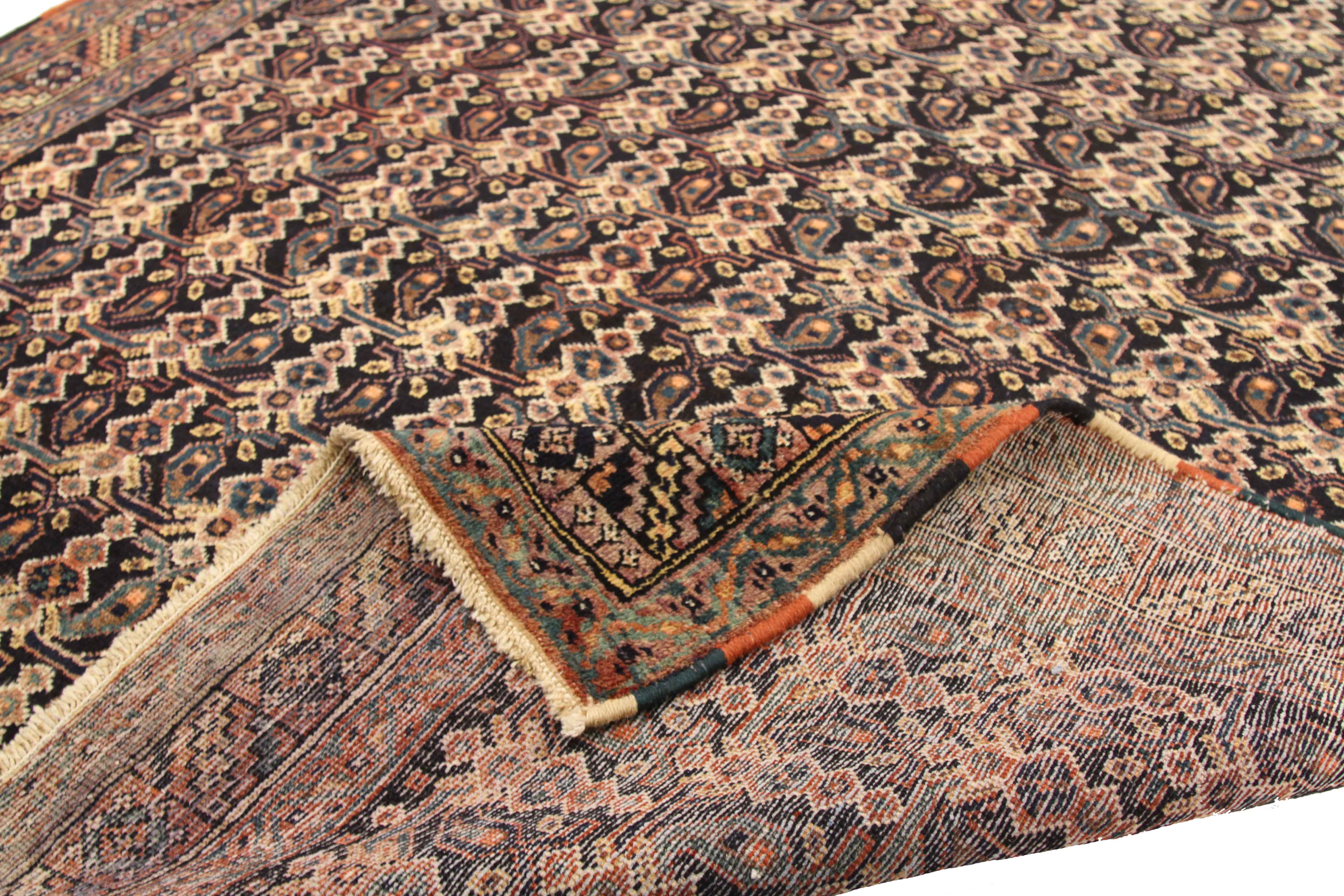 Thumbnail 2 for Antique Persian Sirjan Traditional Rug 75021