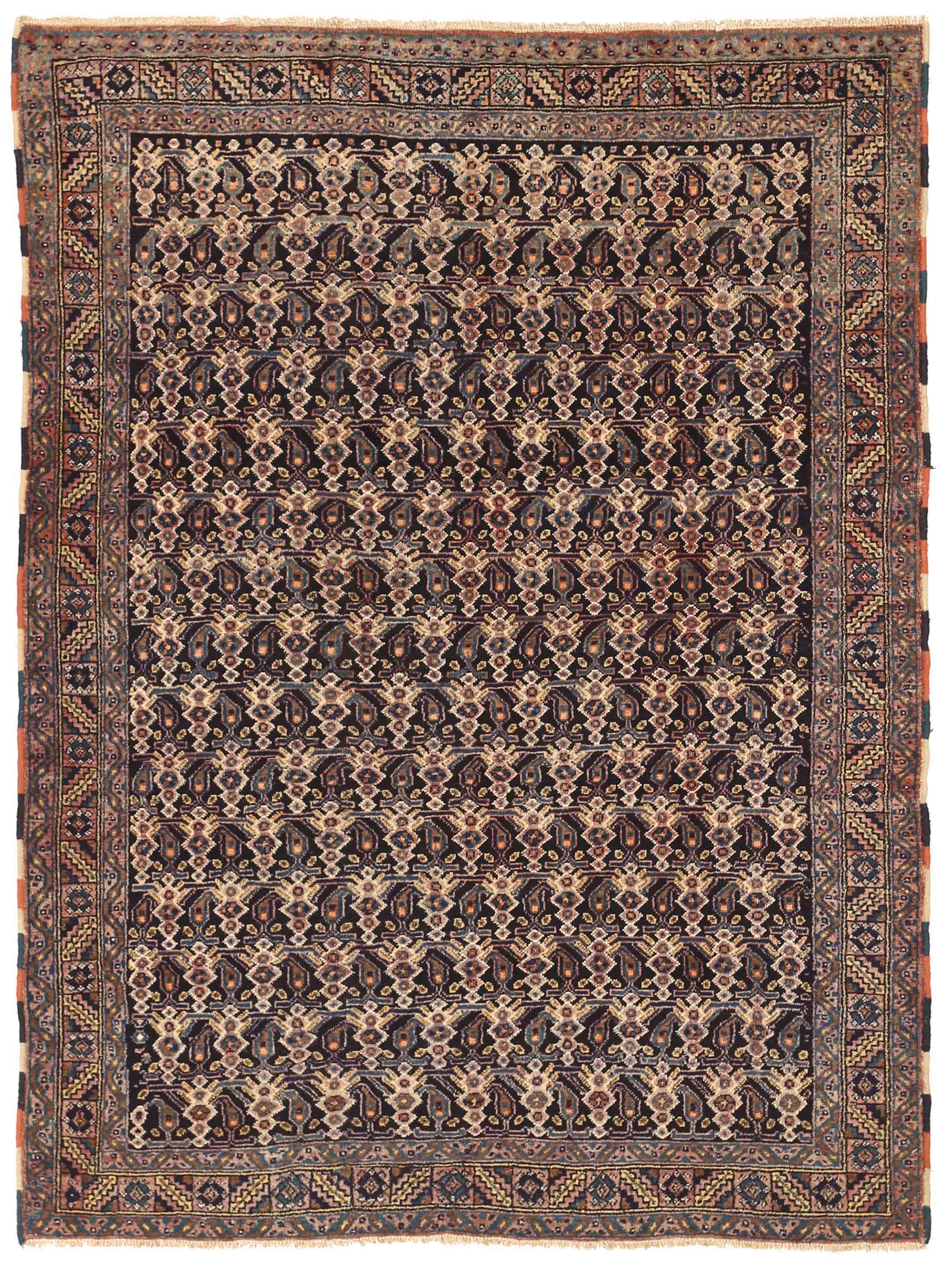 Thumbnail 4 for Antique Persian Sirjan Traditional Rug 75021