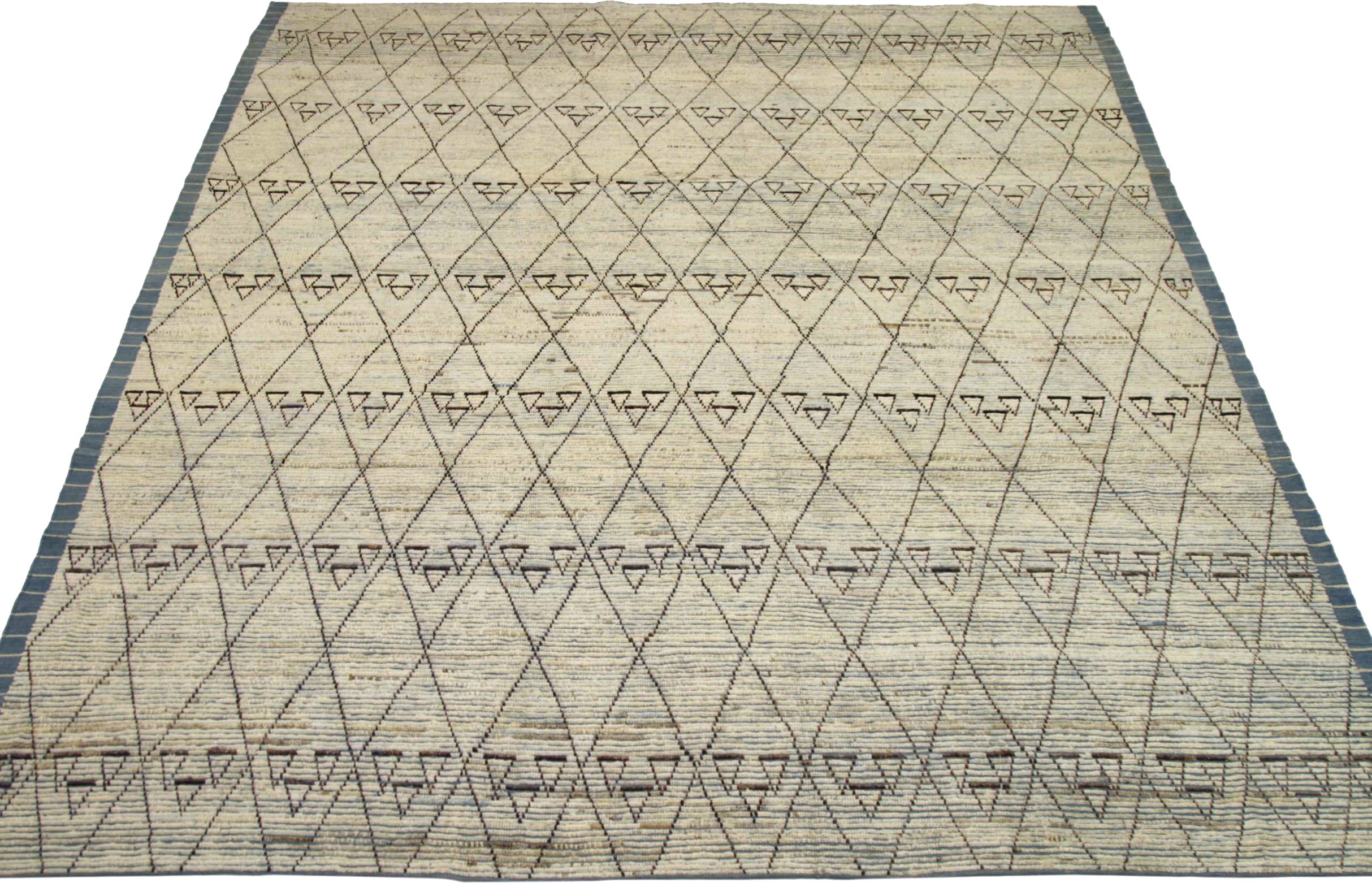 Thumbnail 9 for Afghanistan Moroccan Tribal Rug 90459