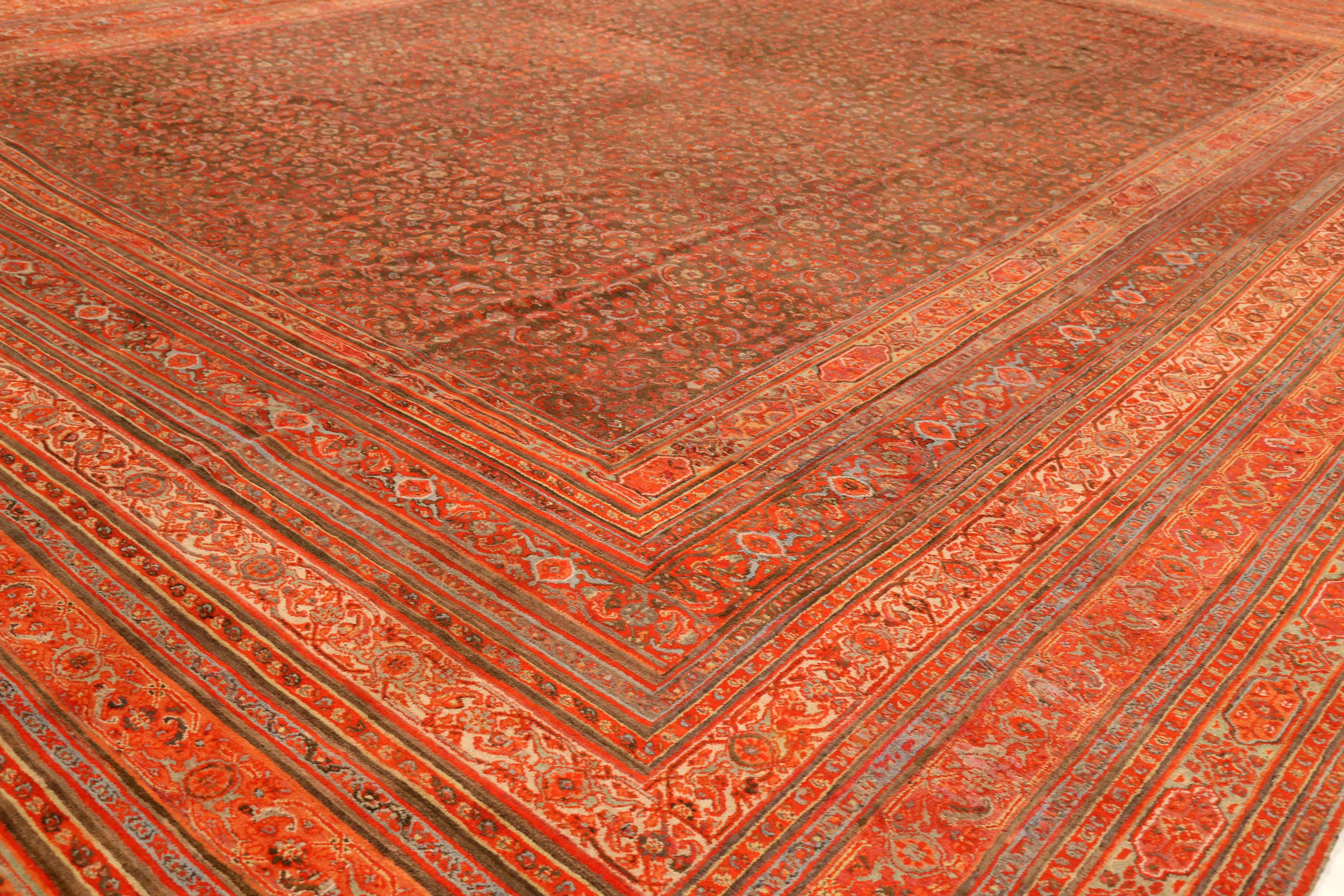 Thumbnail 4 for Antique Persian Traditional Rug 74194