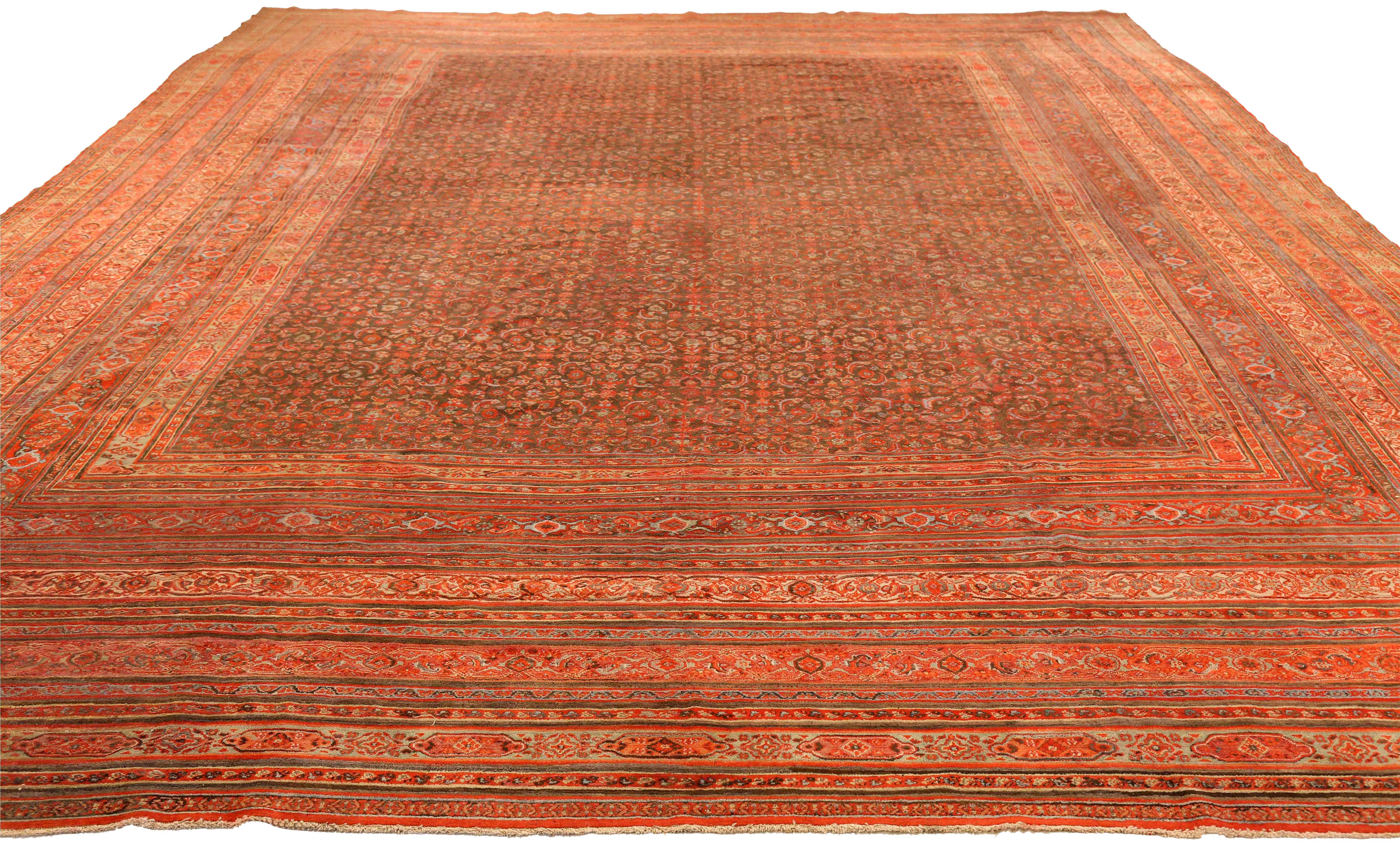 Thumbnail 3 for Antique Persian Traditional Rug 74194