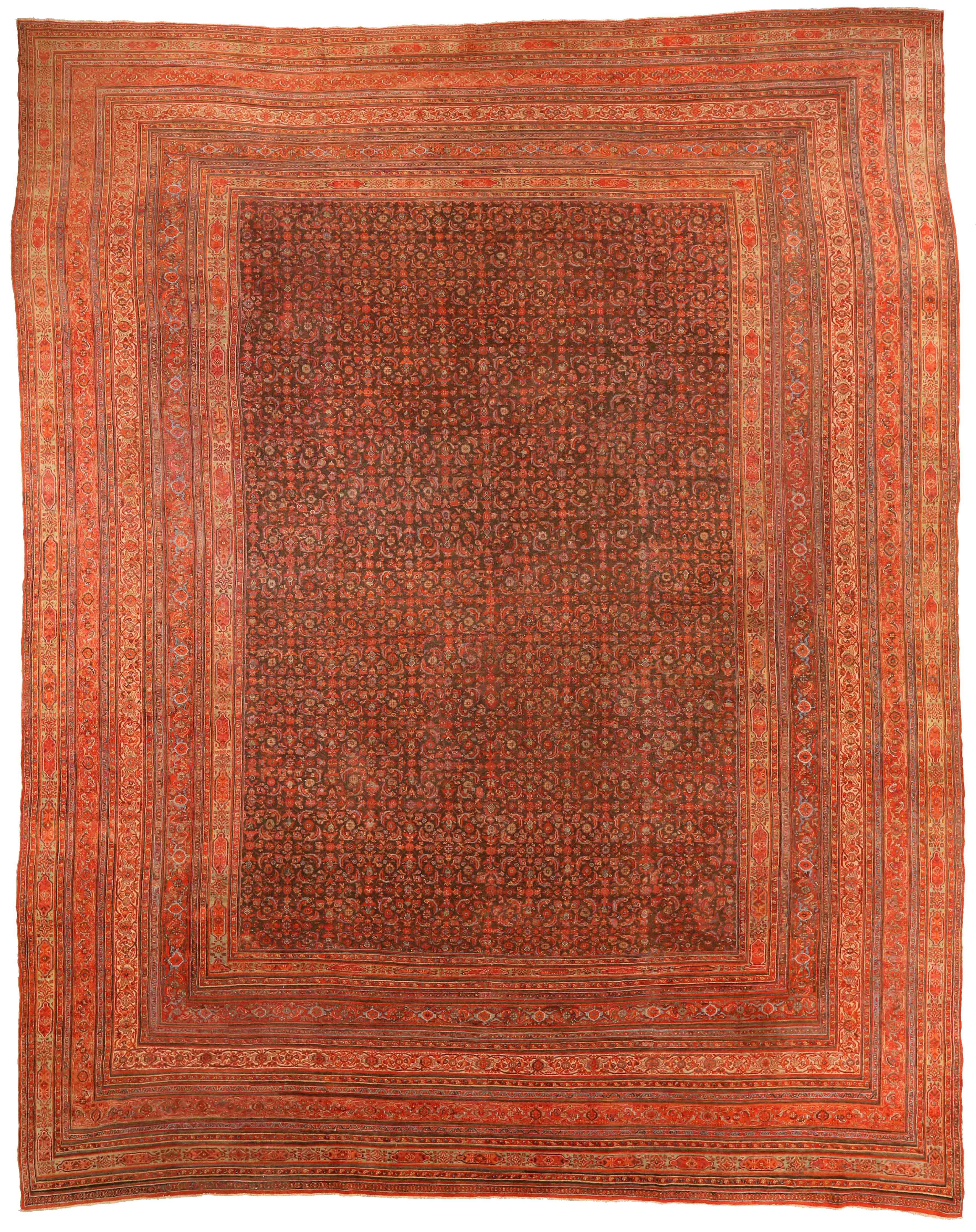 Thumbnail 2 for Antique Persian Traditional Rug 74194