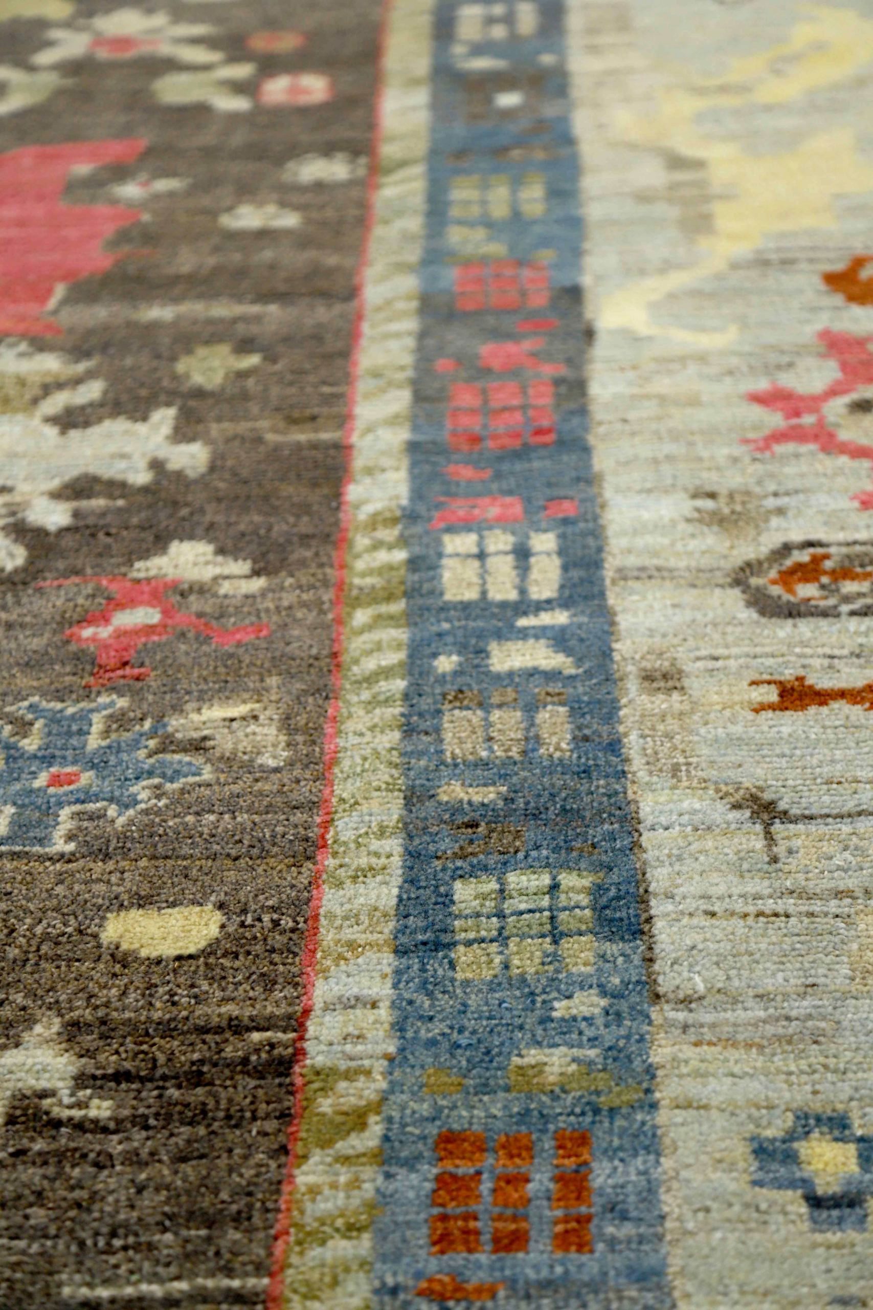 Thumbnail 11 for Turkey Oushak Tribal Rug 90707