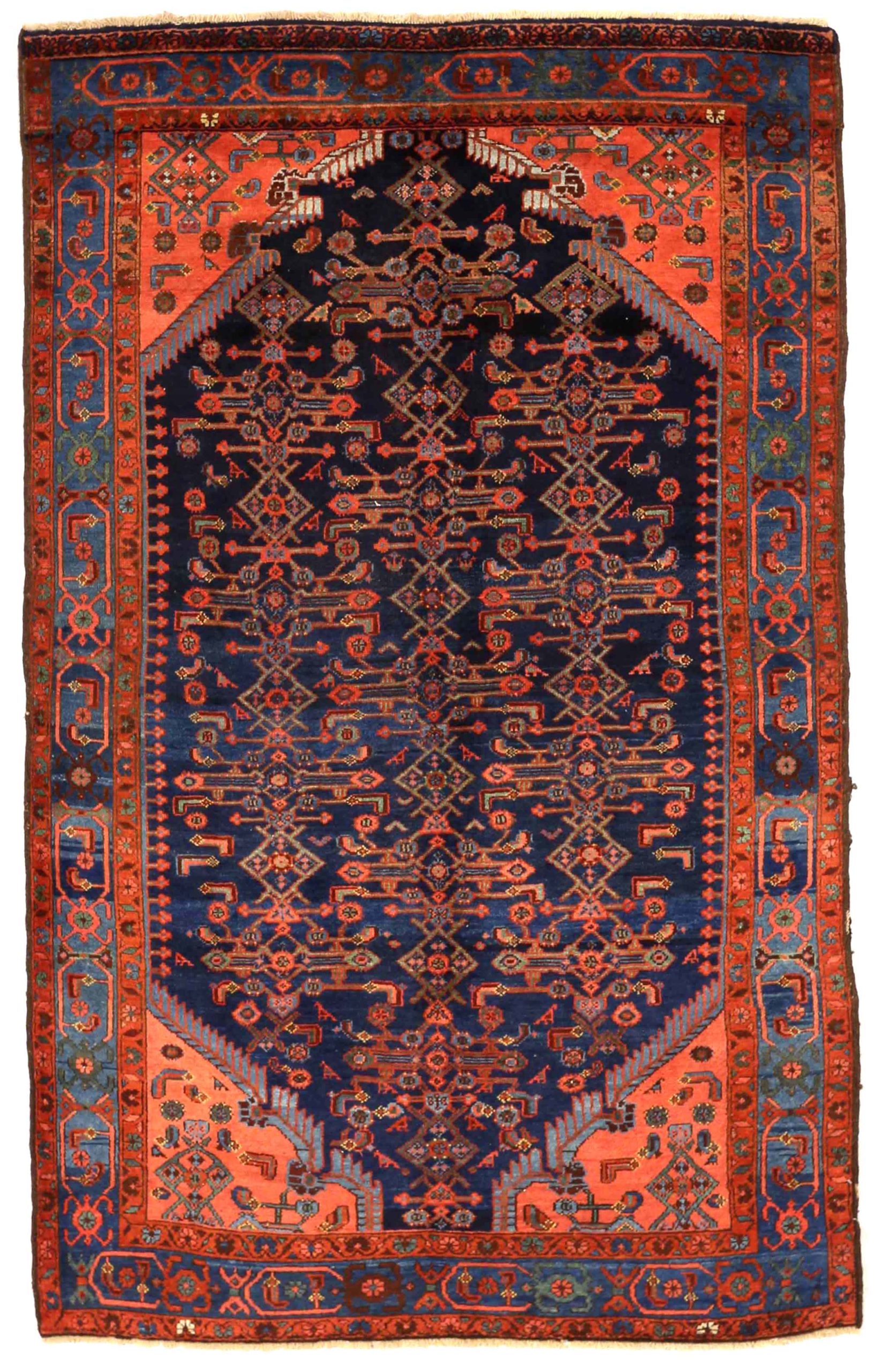 Thumbnail 4 for Antique Persian Kolyai Traditional Rug 75072