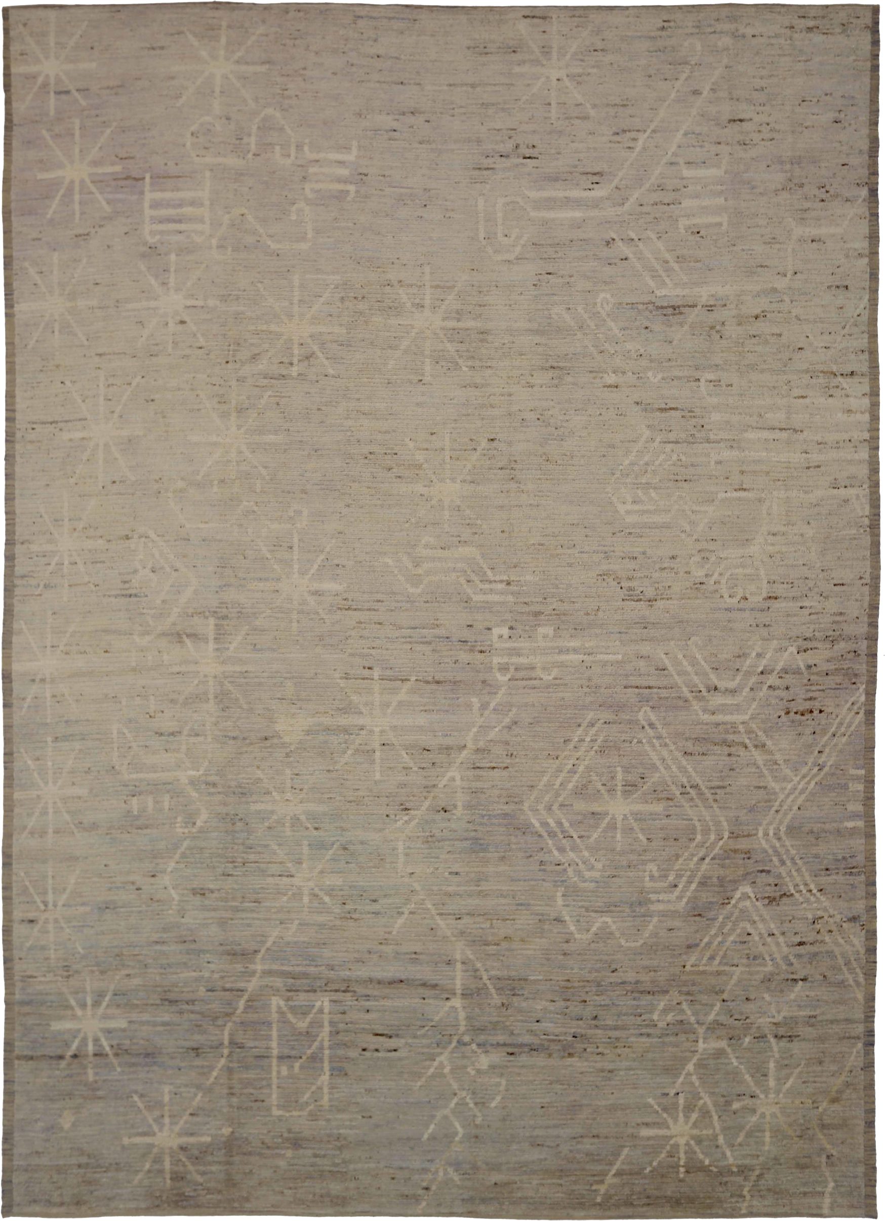 Thumbnail 10 for Afghanistan Moroccan Tribal Rug 90464