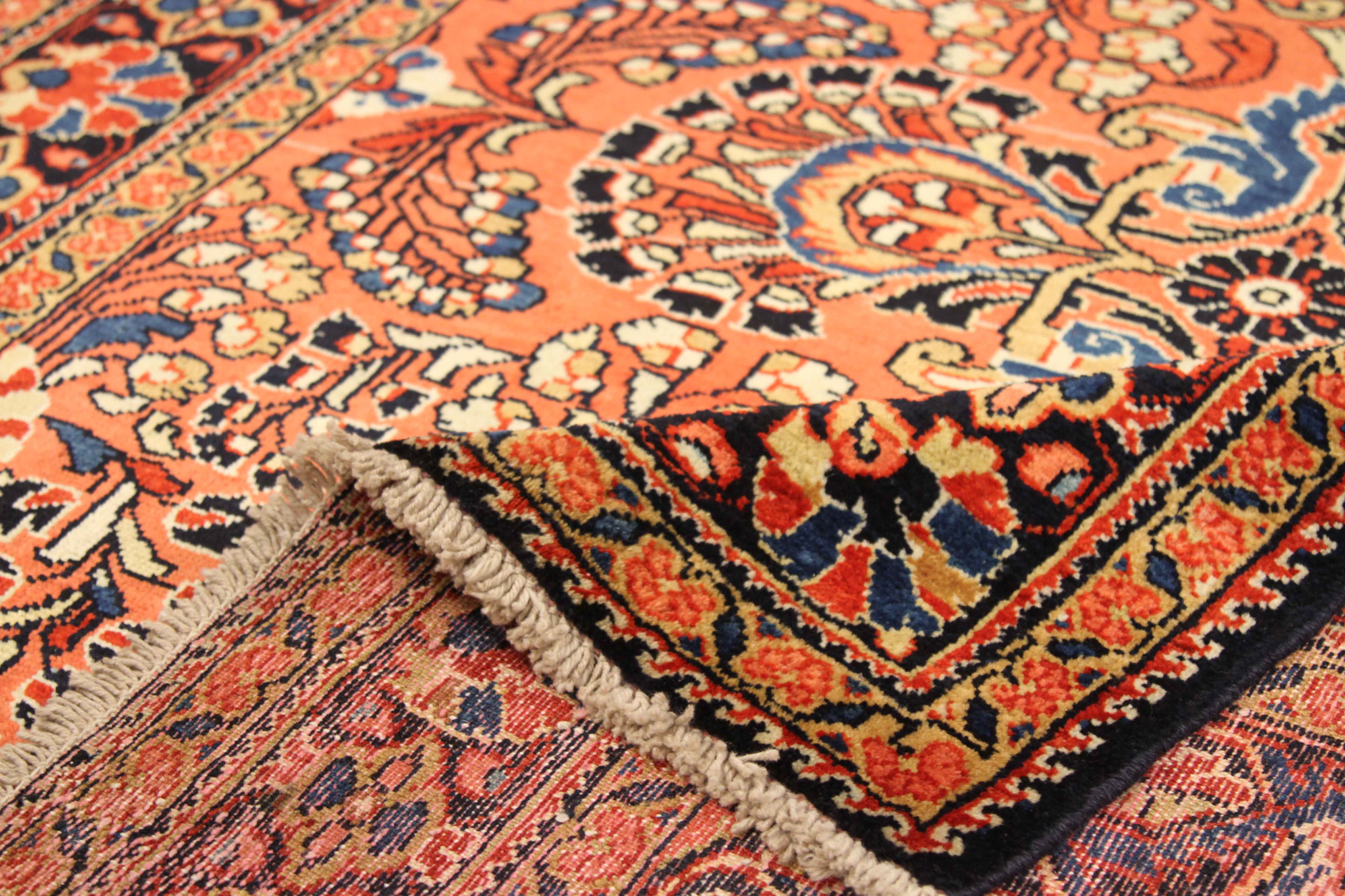 Thumbnail 3 for Antique Persian Hamadan Traditional Rug 75046