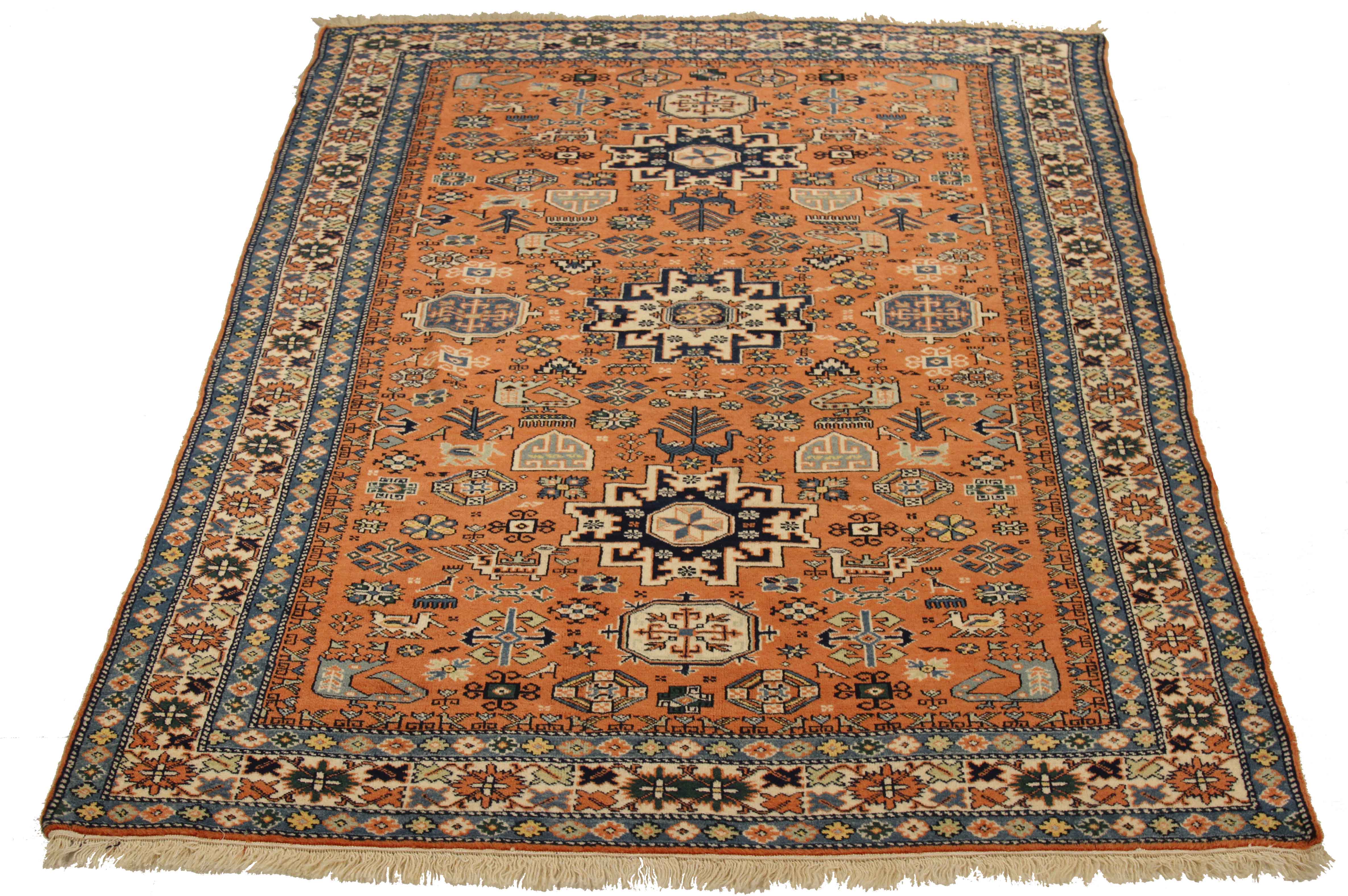Thumbnail 2 for Antique Russia Traditional Rug 75049