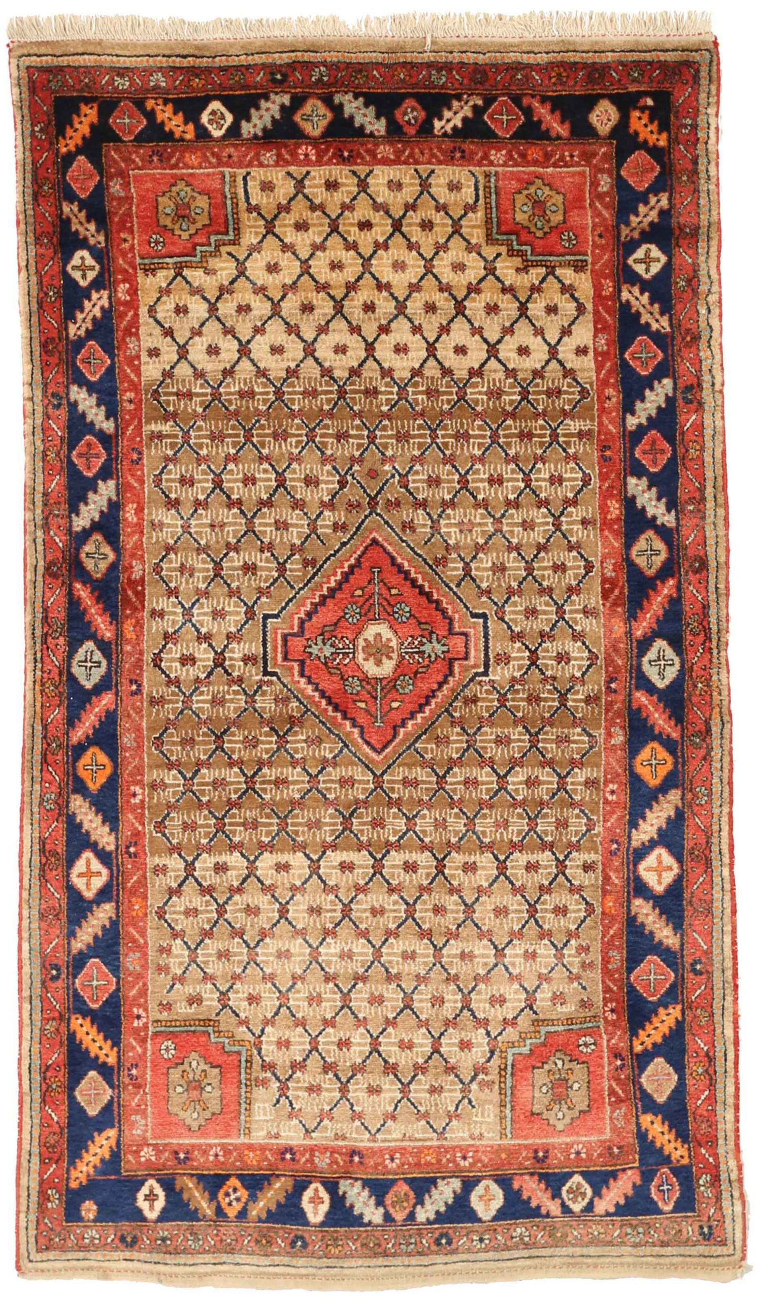 Thumbnail 3 for Antique Persian Kolyai Traditional Rug 75054