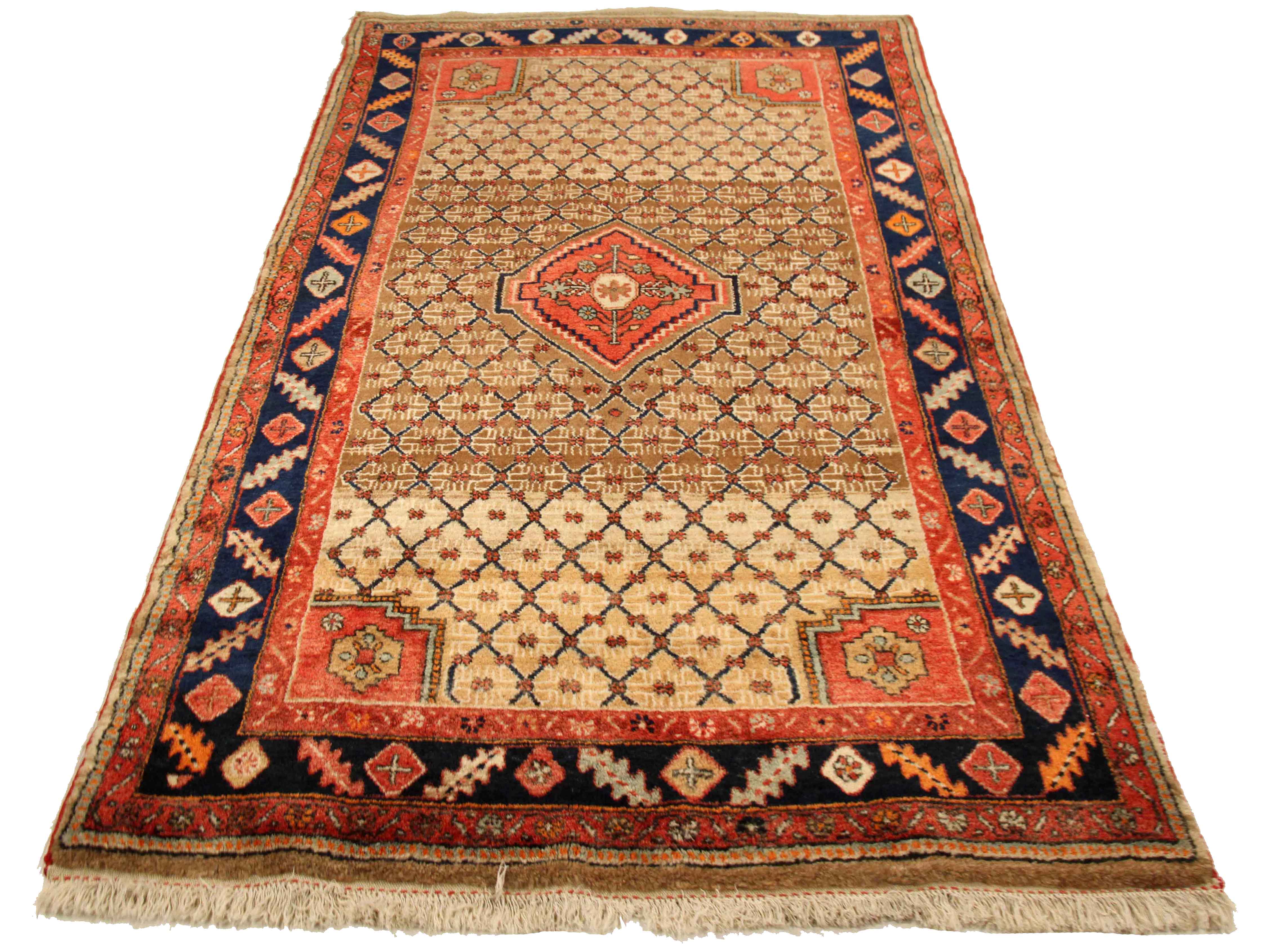 Thumbnail 4 for Antique Persian Kolyai Traditional Rug 75054
