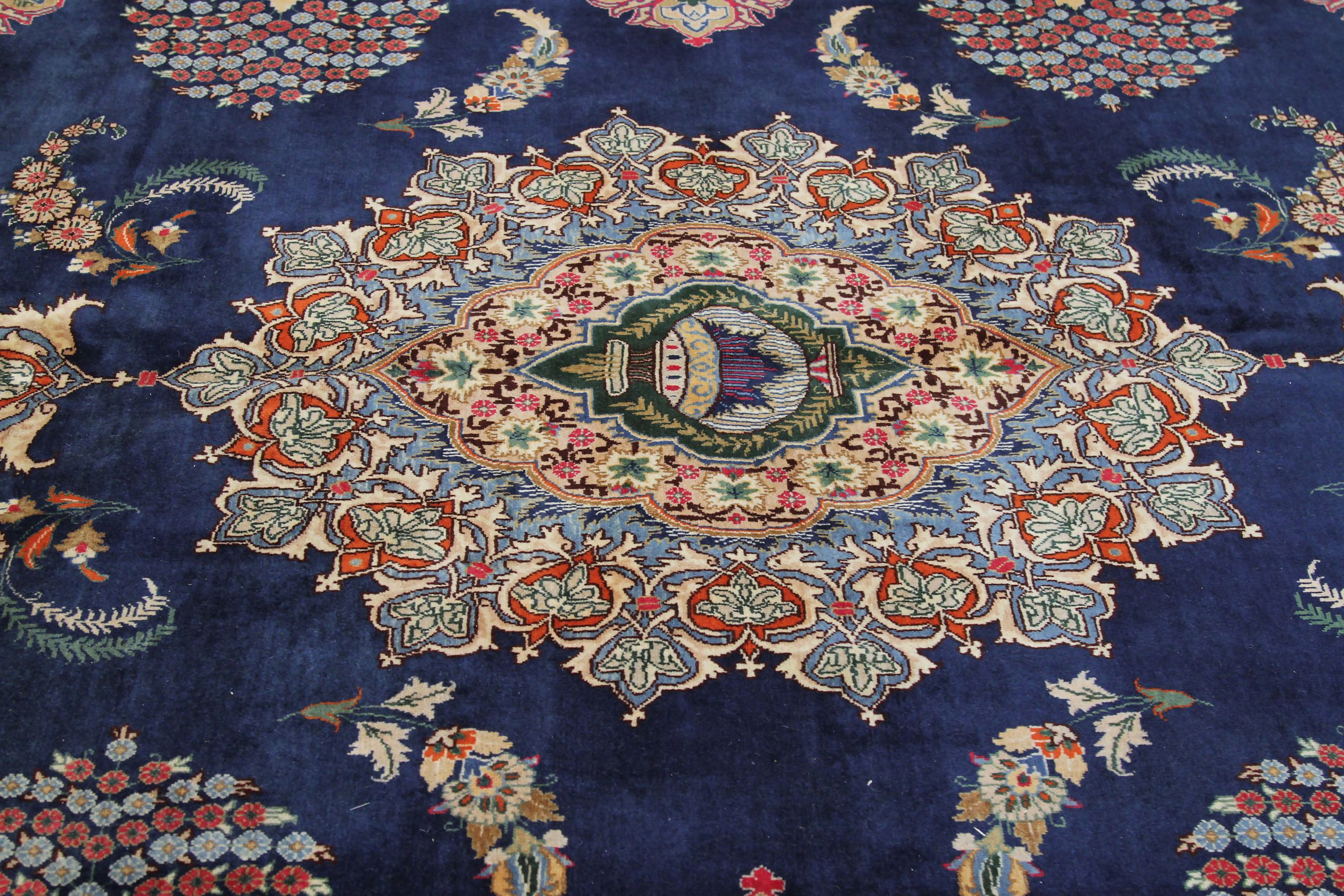 Thumbnail 3 for Antique Persian Kashmar Traditional Rug 89613