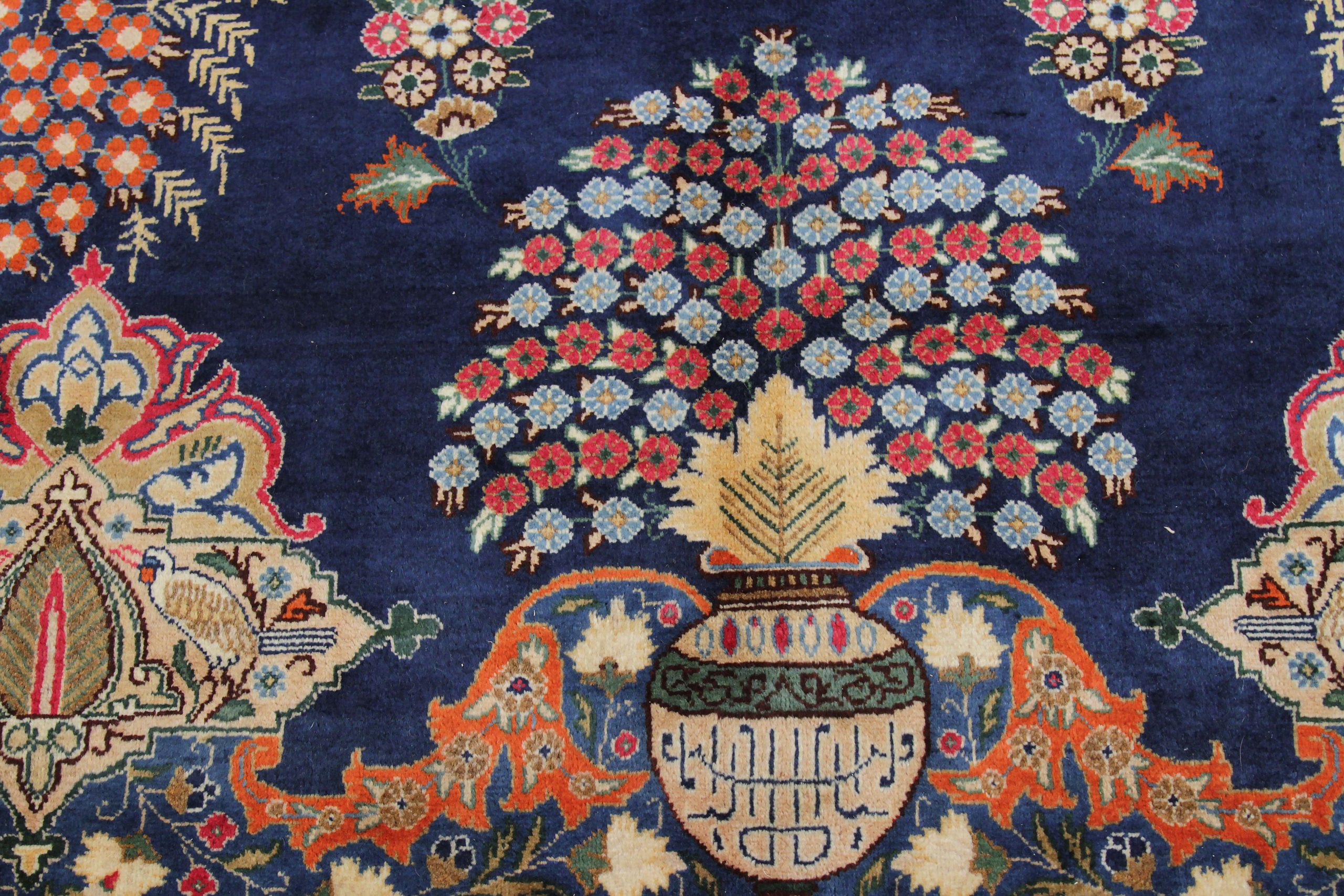 Thumbnail 4 for Antique Persian Kashmar Traditional Rug 89613