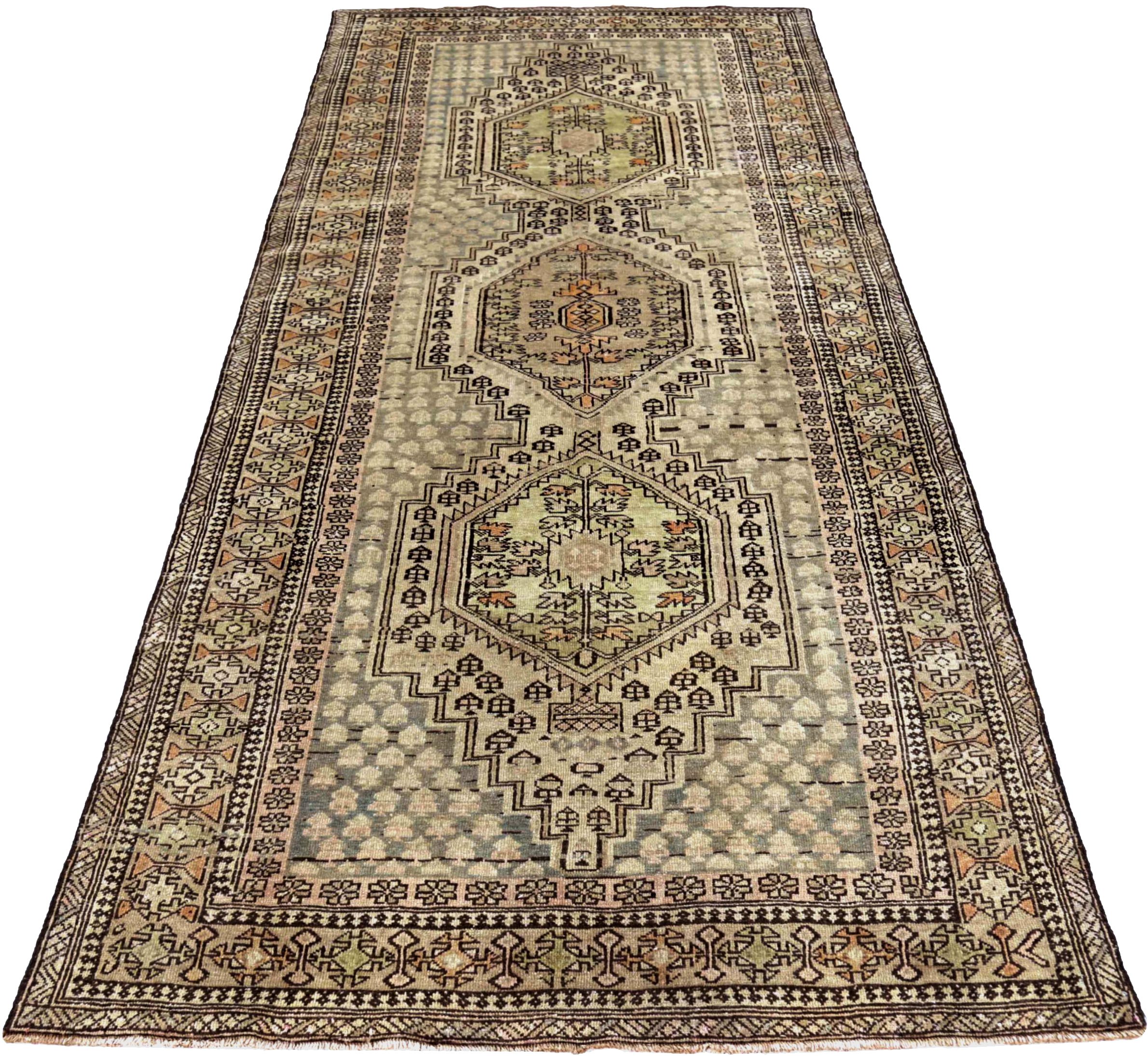 Thumbnail 9 for Antique Persian Azarbaijan Transitional Rug 91416