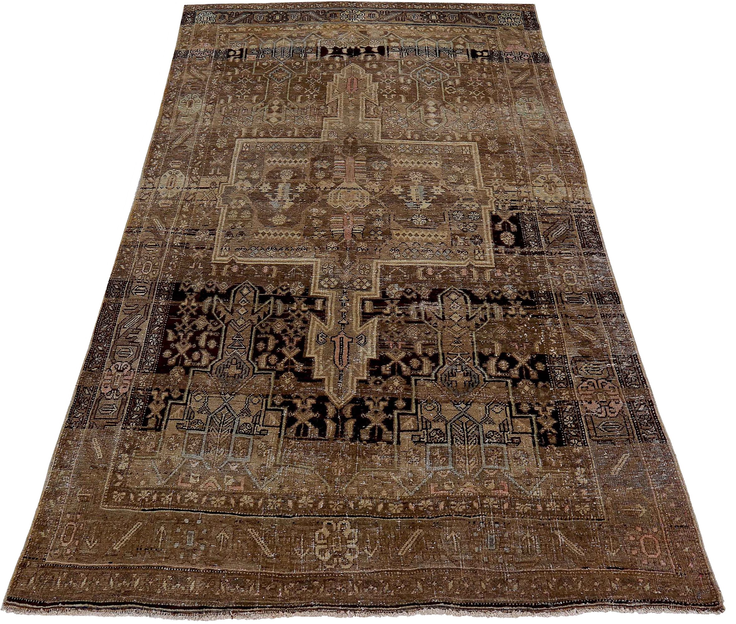 Thumbnail 9 for Antique Persian Bijar Transitional Rug 89616