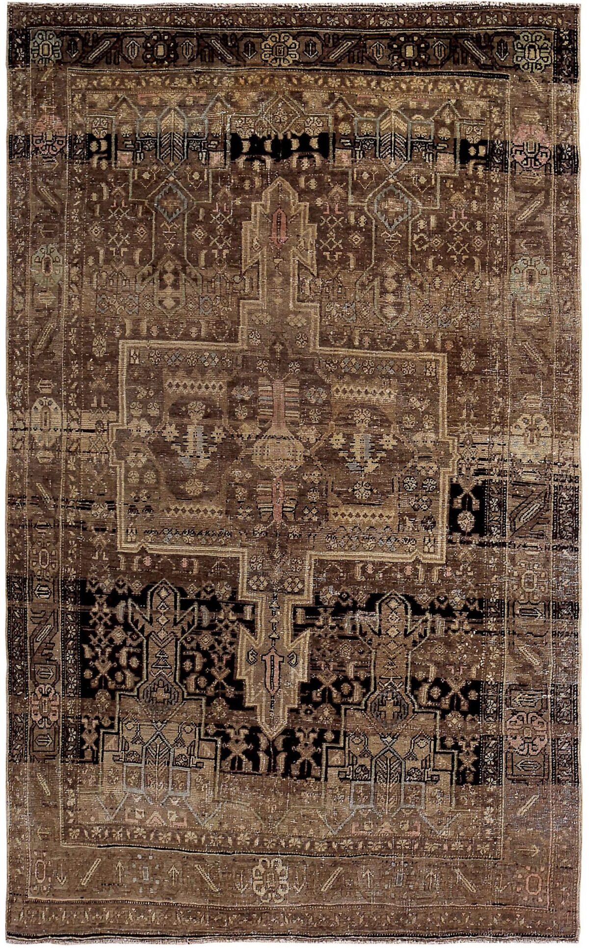 Thumbnail 13 for Antique Persian Bijar Transitional Rug 89616