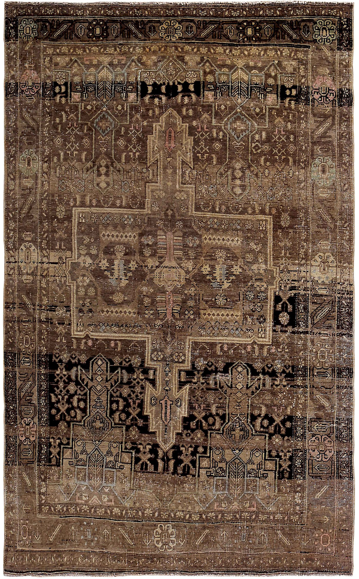 Thumbnail 3 for Antique Persian Bijar Transitional Rug 89616