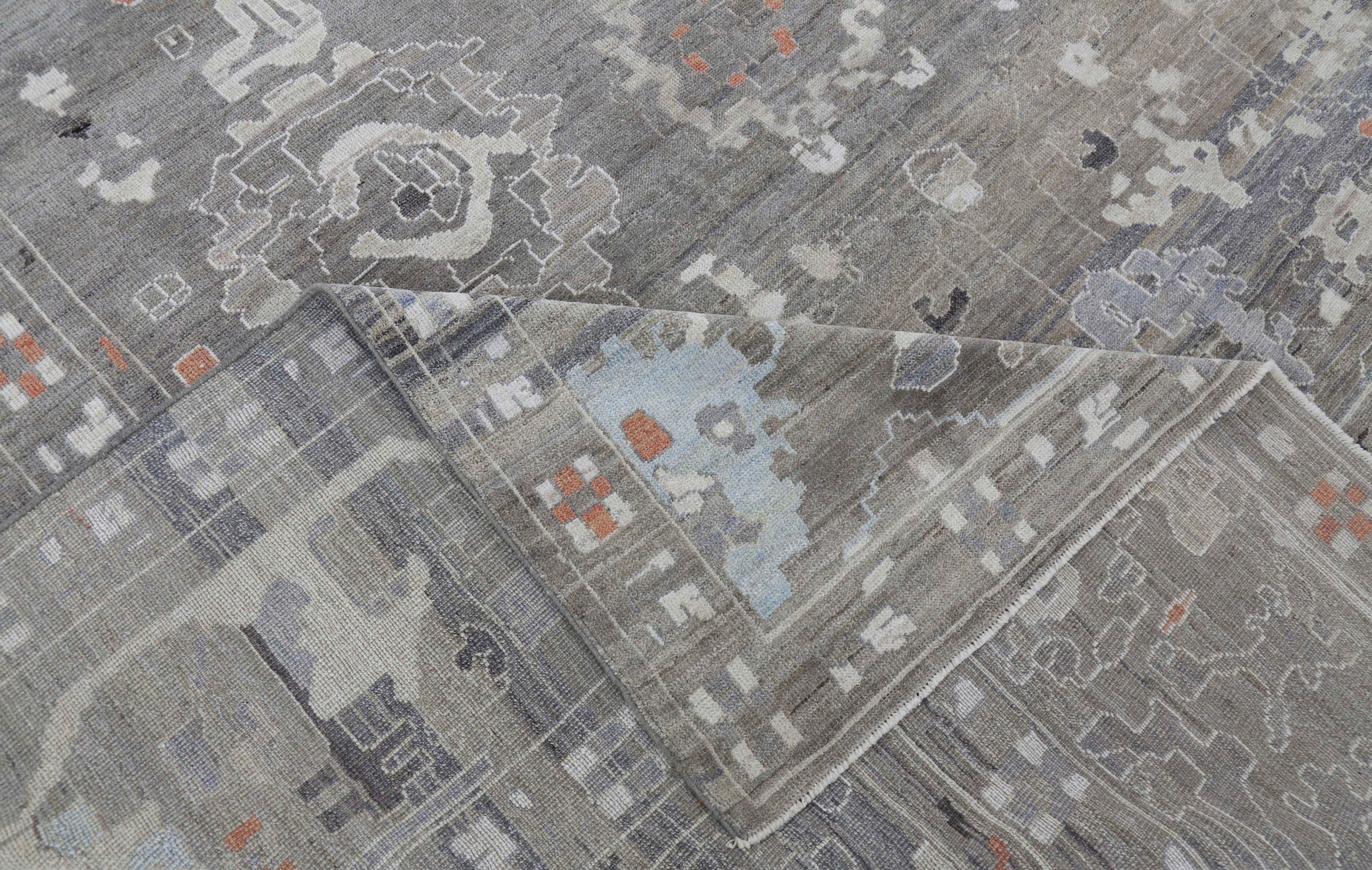 Thumbnail 11 for Turkey Oushak Tribal Rug 90705