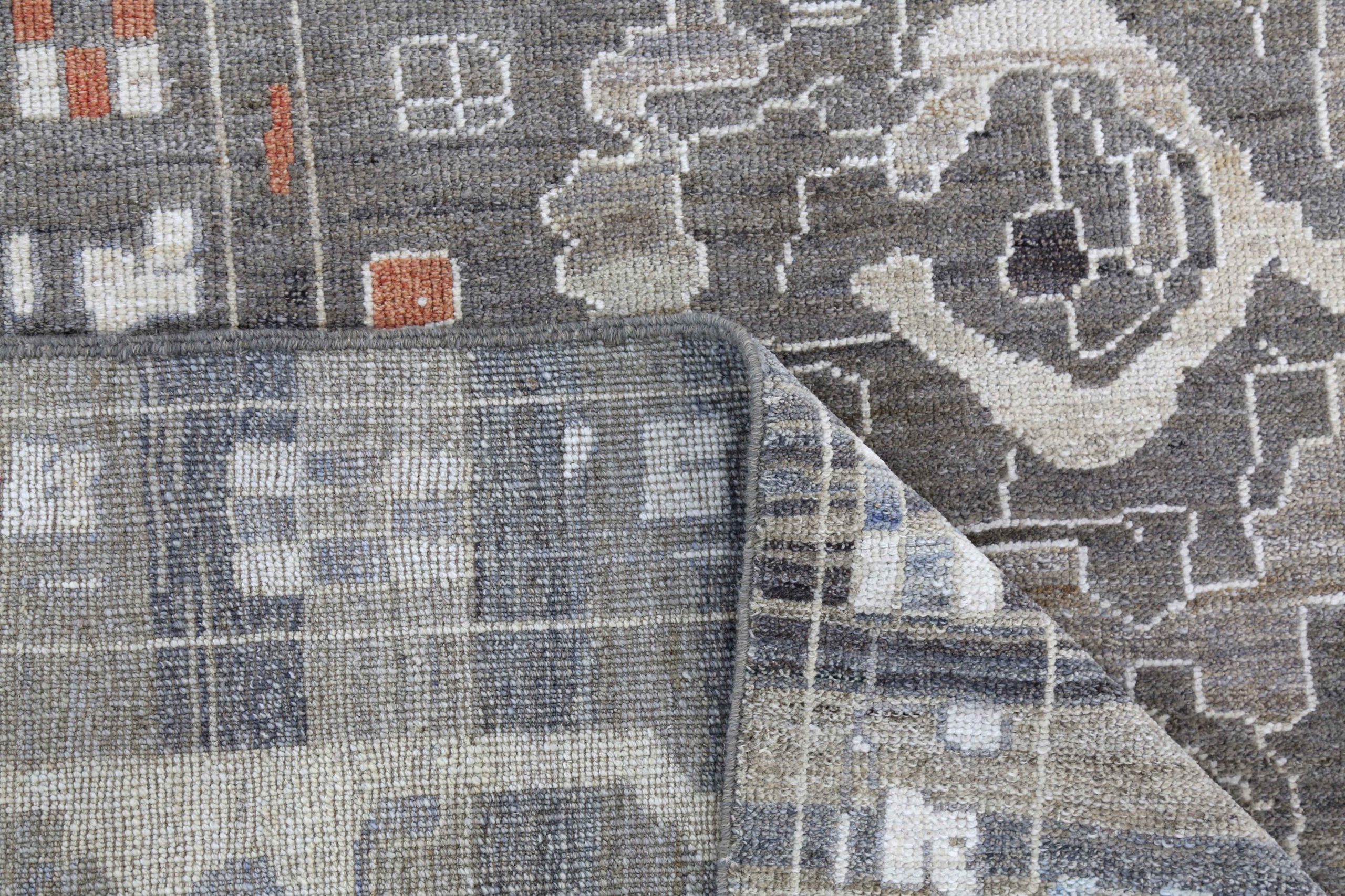 Thumbnail 6 for Turkey Oushak Tribal Rug 90705