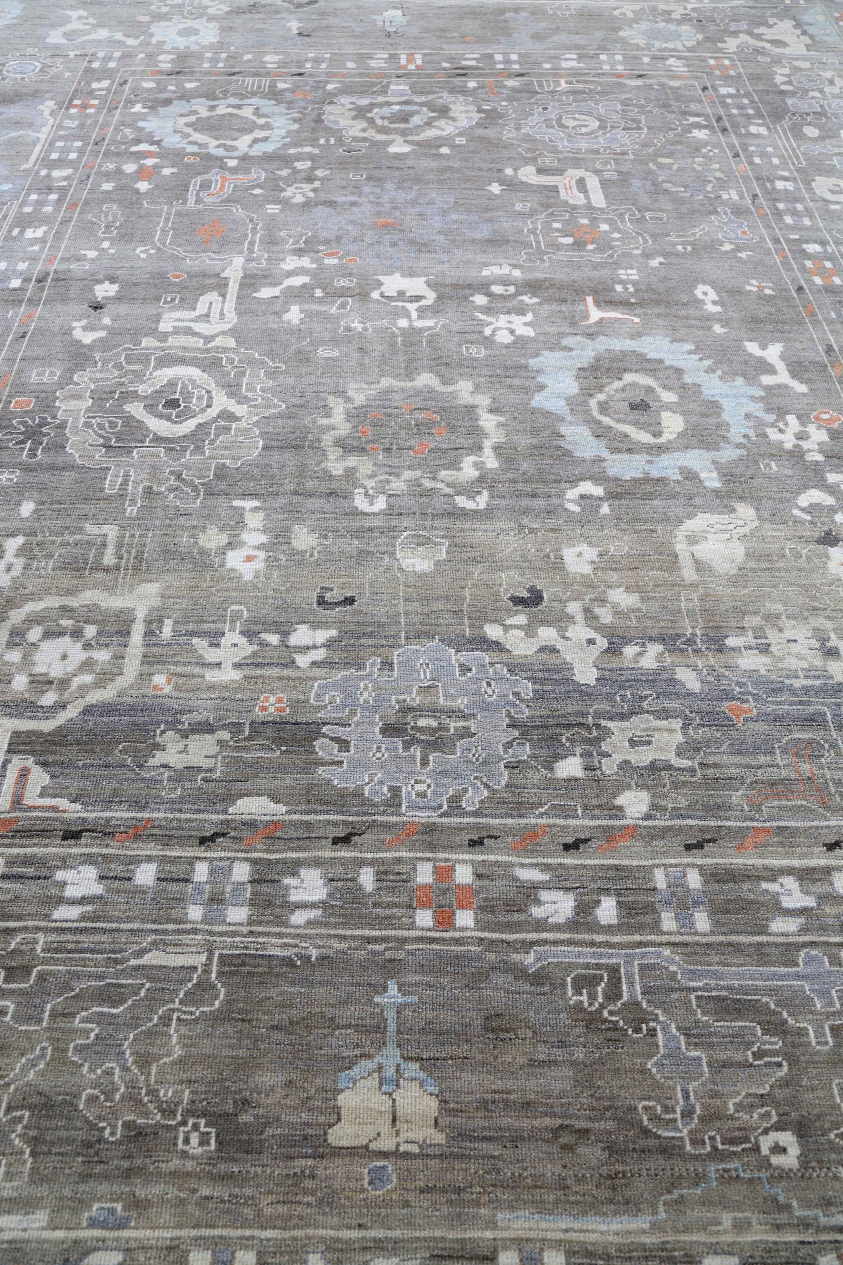 Thumbnail 4 for Turkey Oushak Tribal Rug 90705