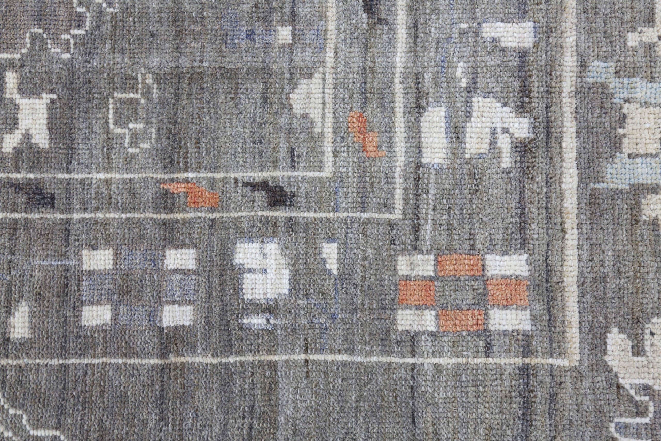 Thumbnail 10 for Turkey Oushak Tribal Rug 90705