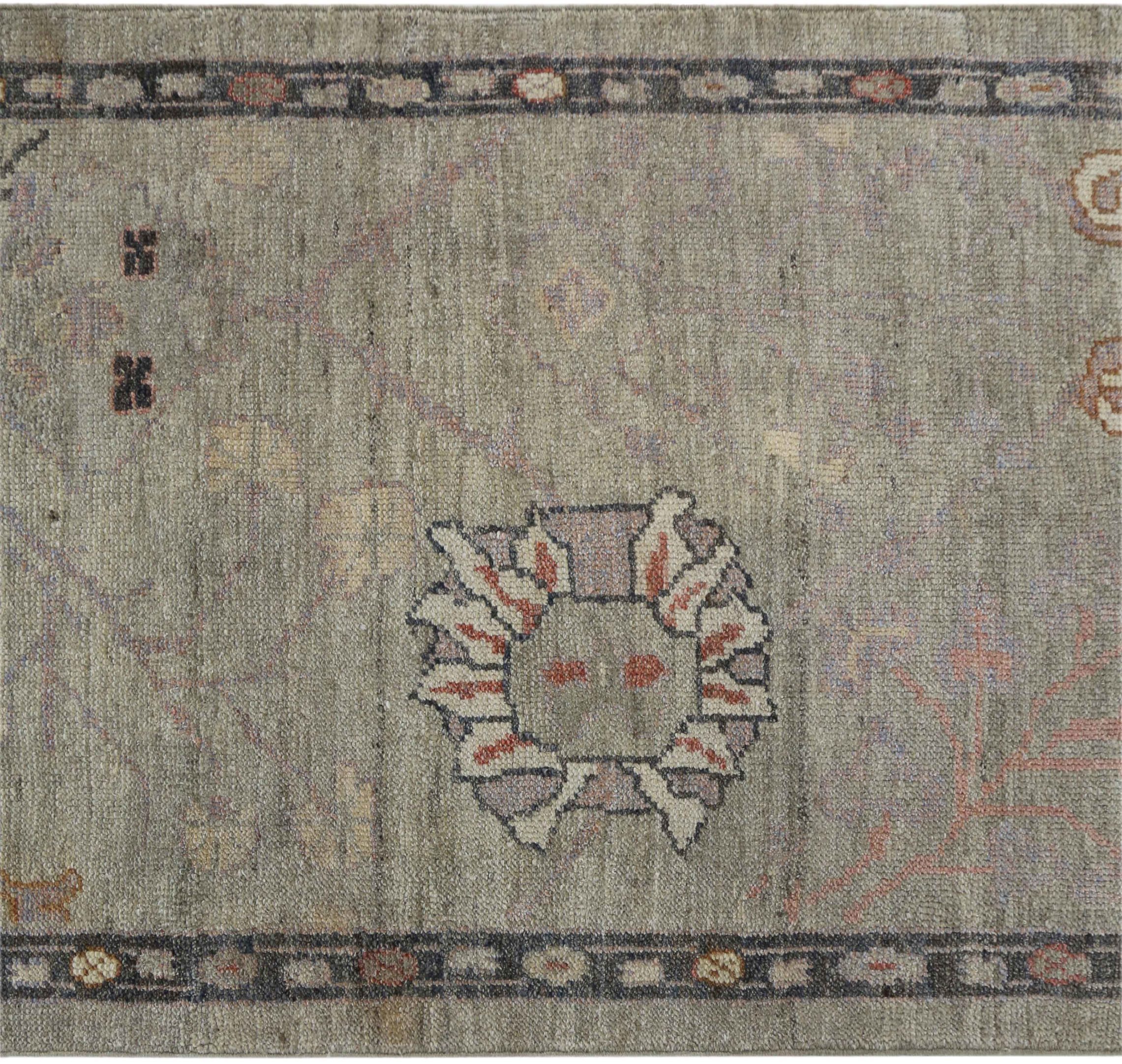 Thumbnail 9 for Turkey Oushak Tribal Rug 90701