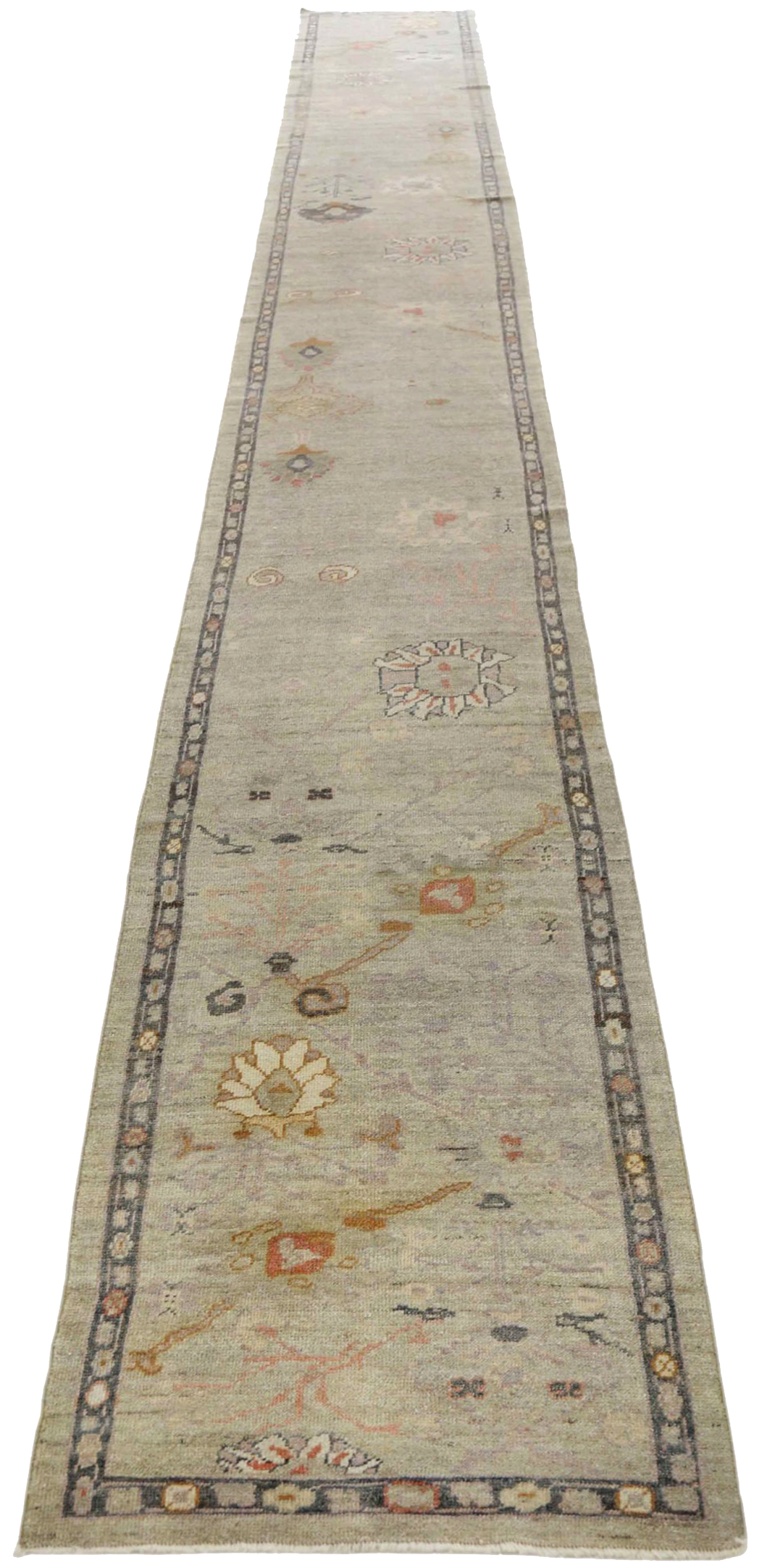 Thumbnail 14 for Turkey Oushak Tribal Rug 90701