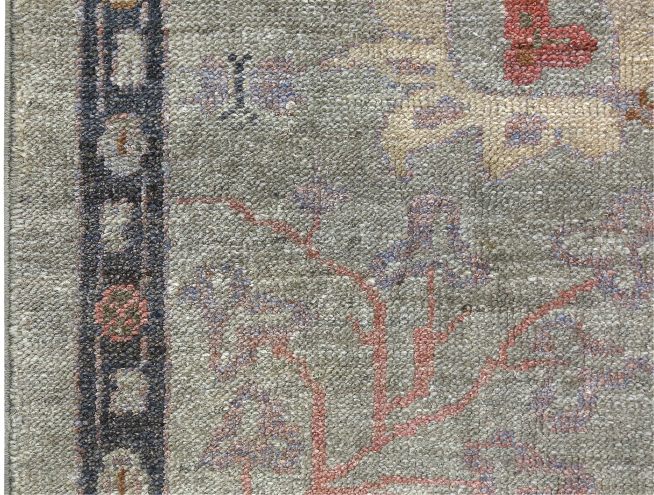 Thumbnail 4 for Turkey Oushak Tribal Rug 90701