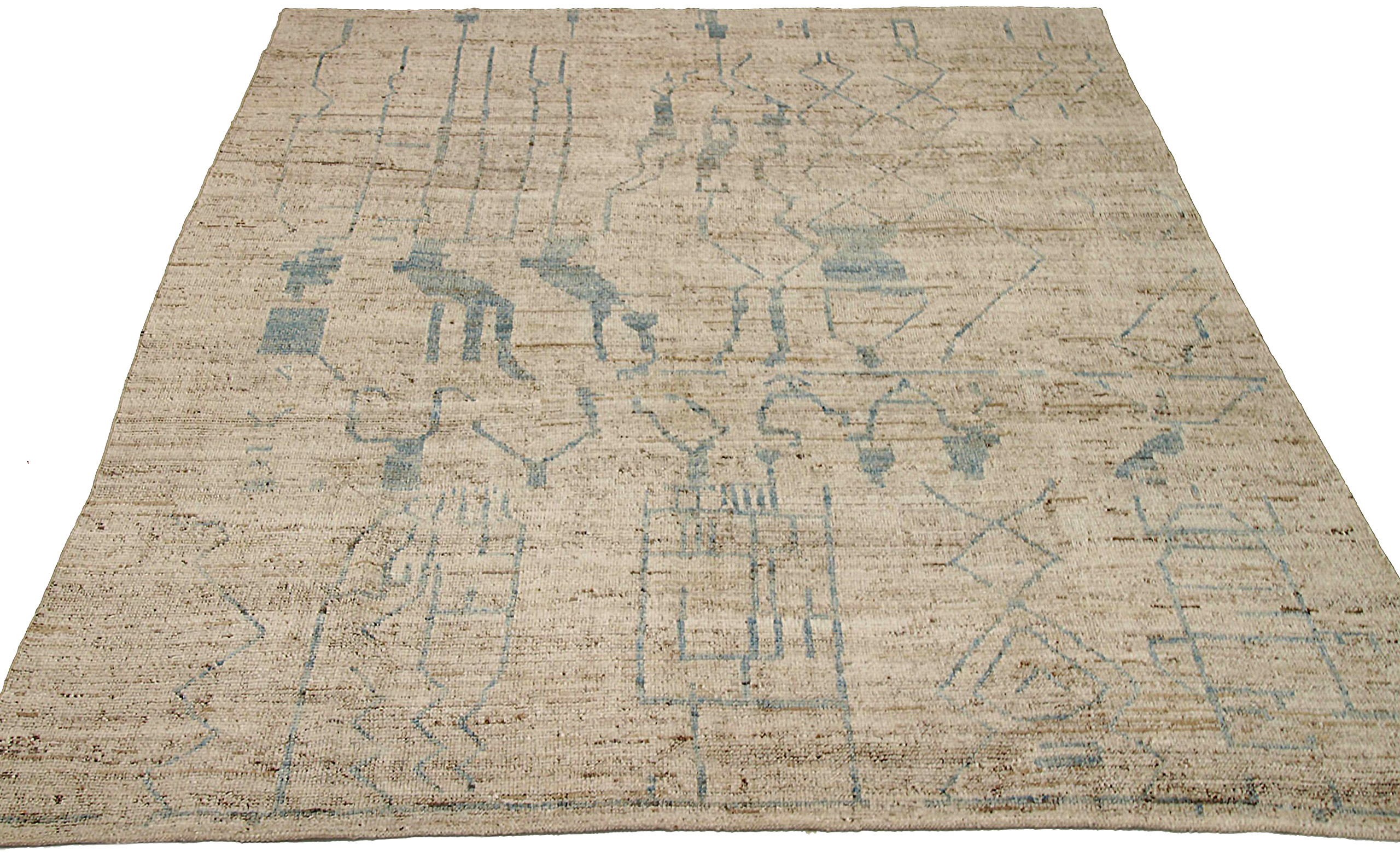 Thumbnail 4 for Afghanistan Moroccan Tribal Rug 90580