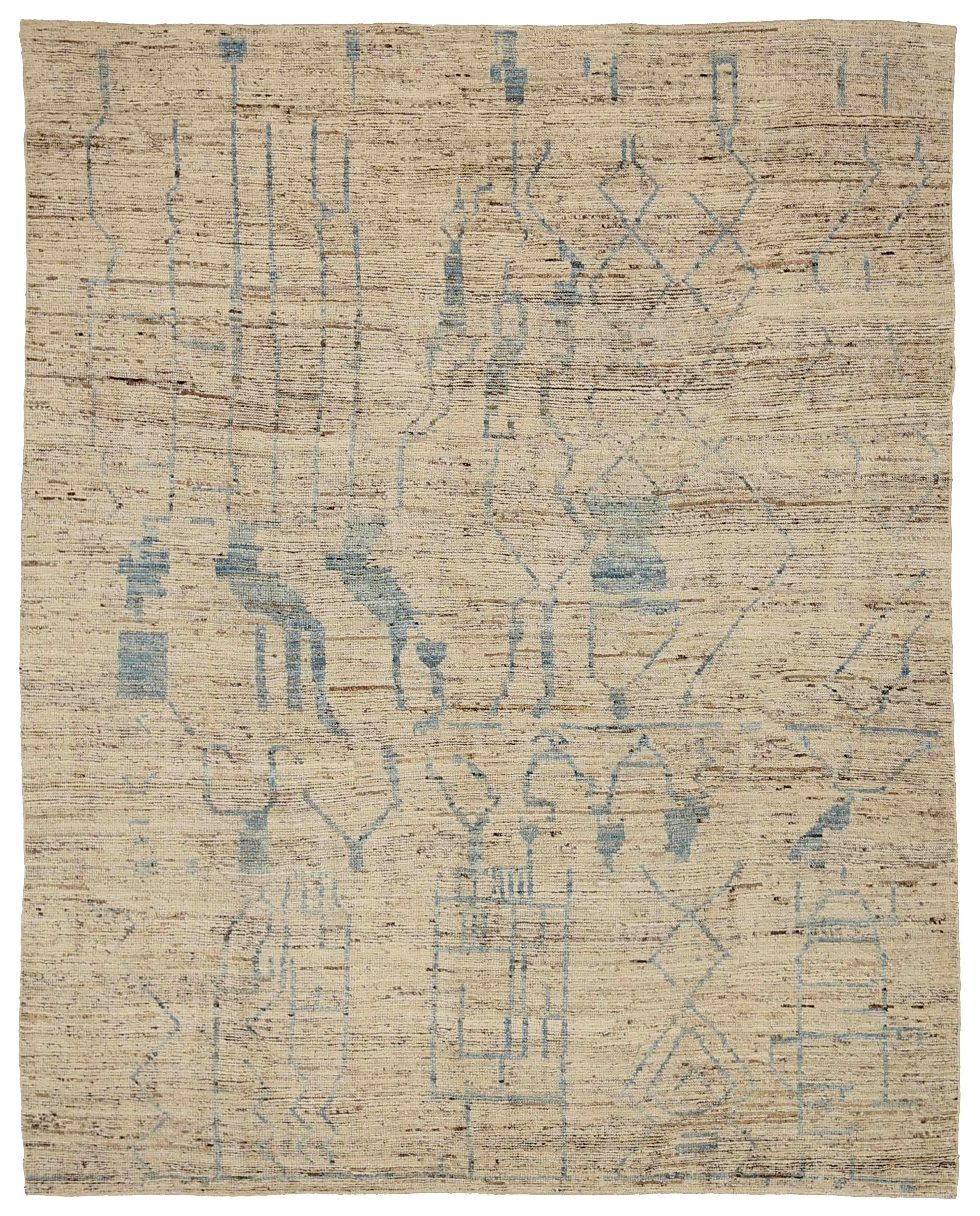 Thumbnail 3 for Afghanistan Moroccan Tribal Rug 90580