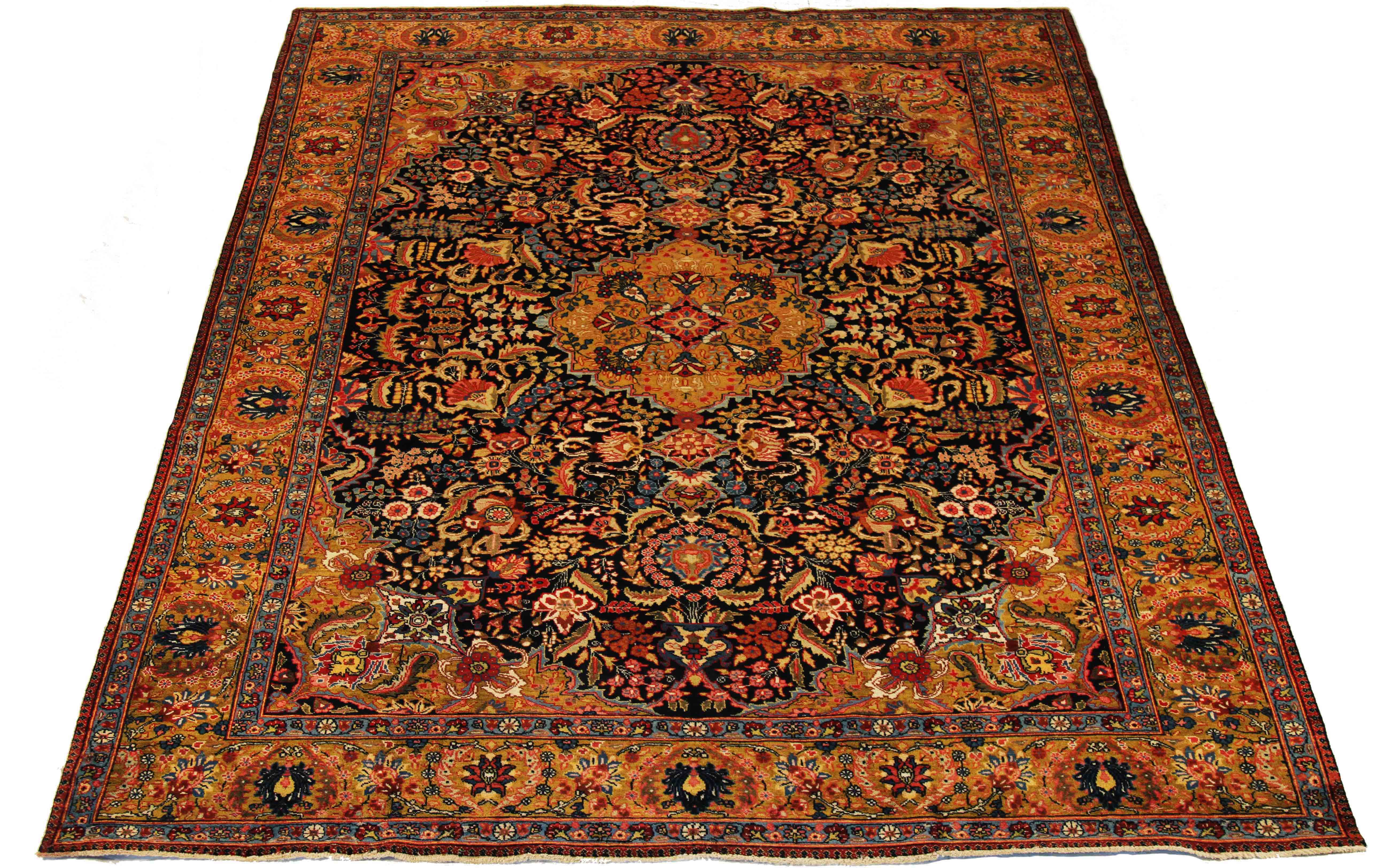 Thumbnail 2 for Antique Persian Traditional Rug 69914