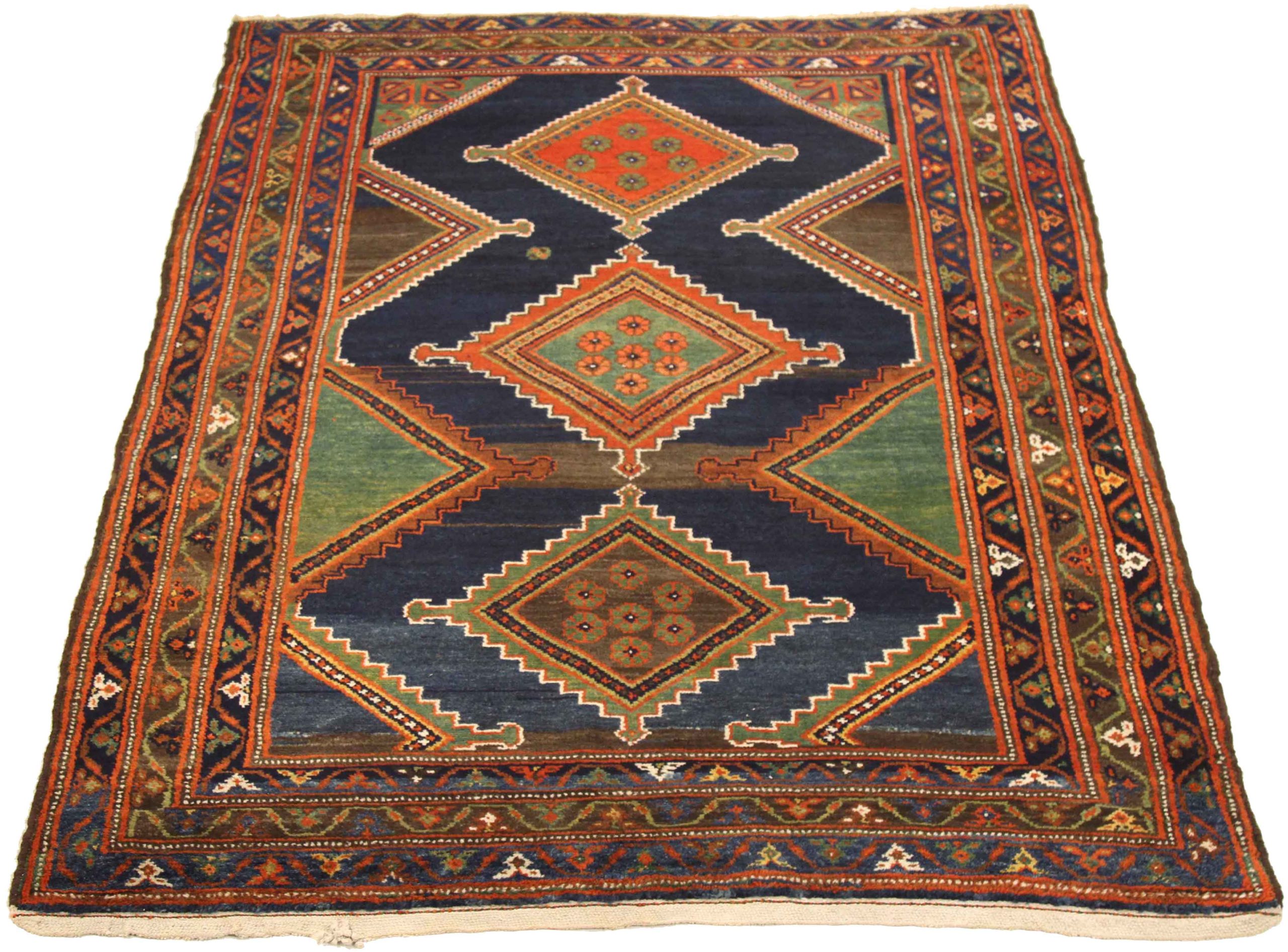 Thumbnail 4 for Antique Persian Kolyai Traditional Rug 75082