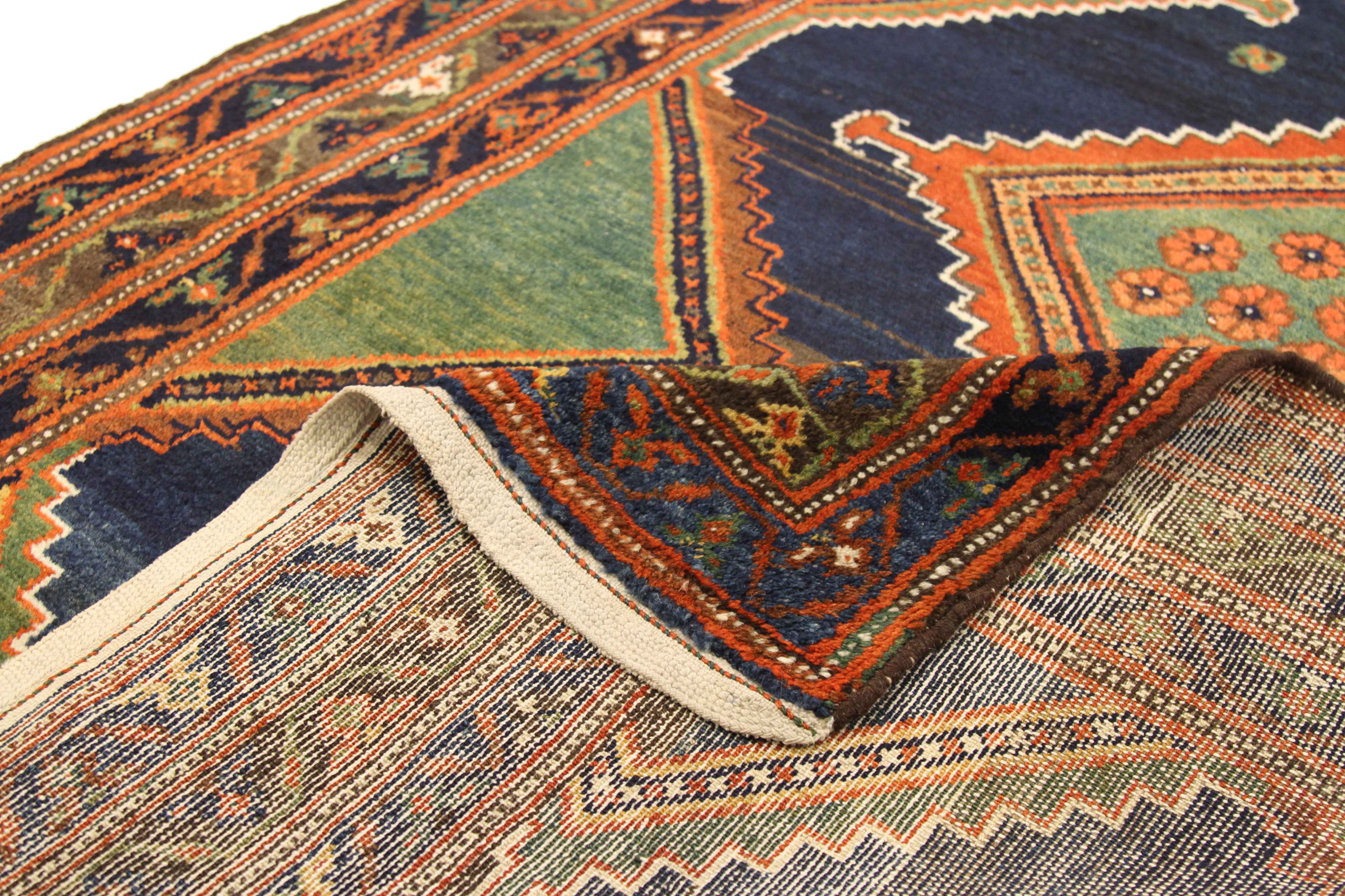 Thumbnail 2 for Antique Persian Kolyai Traditional Rug 75082