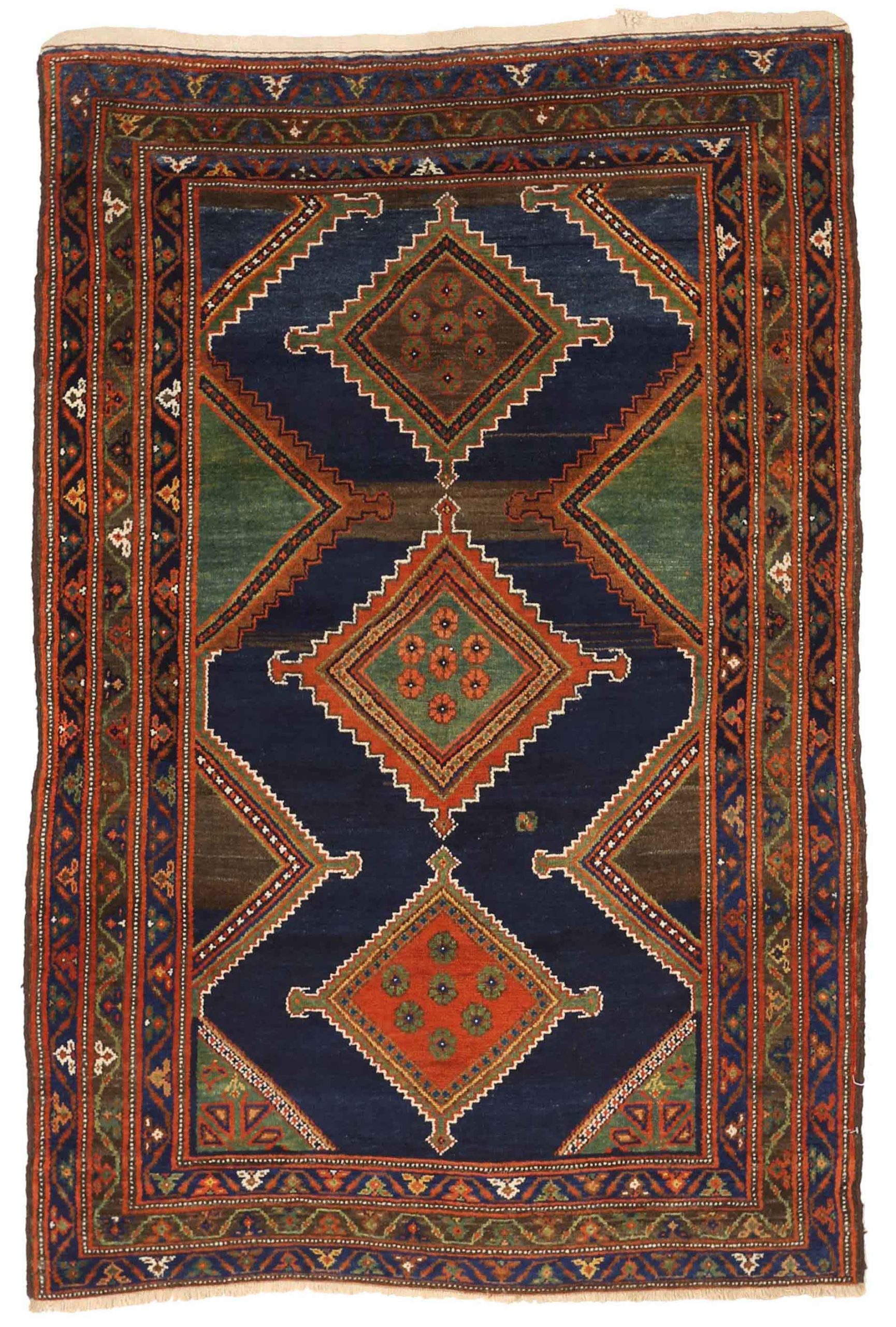 Thumbnail 3 for Antique Persian Kolyai Traditional Rug 75082