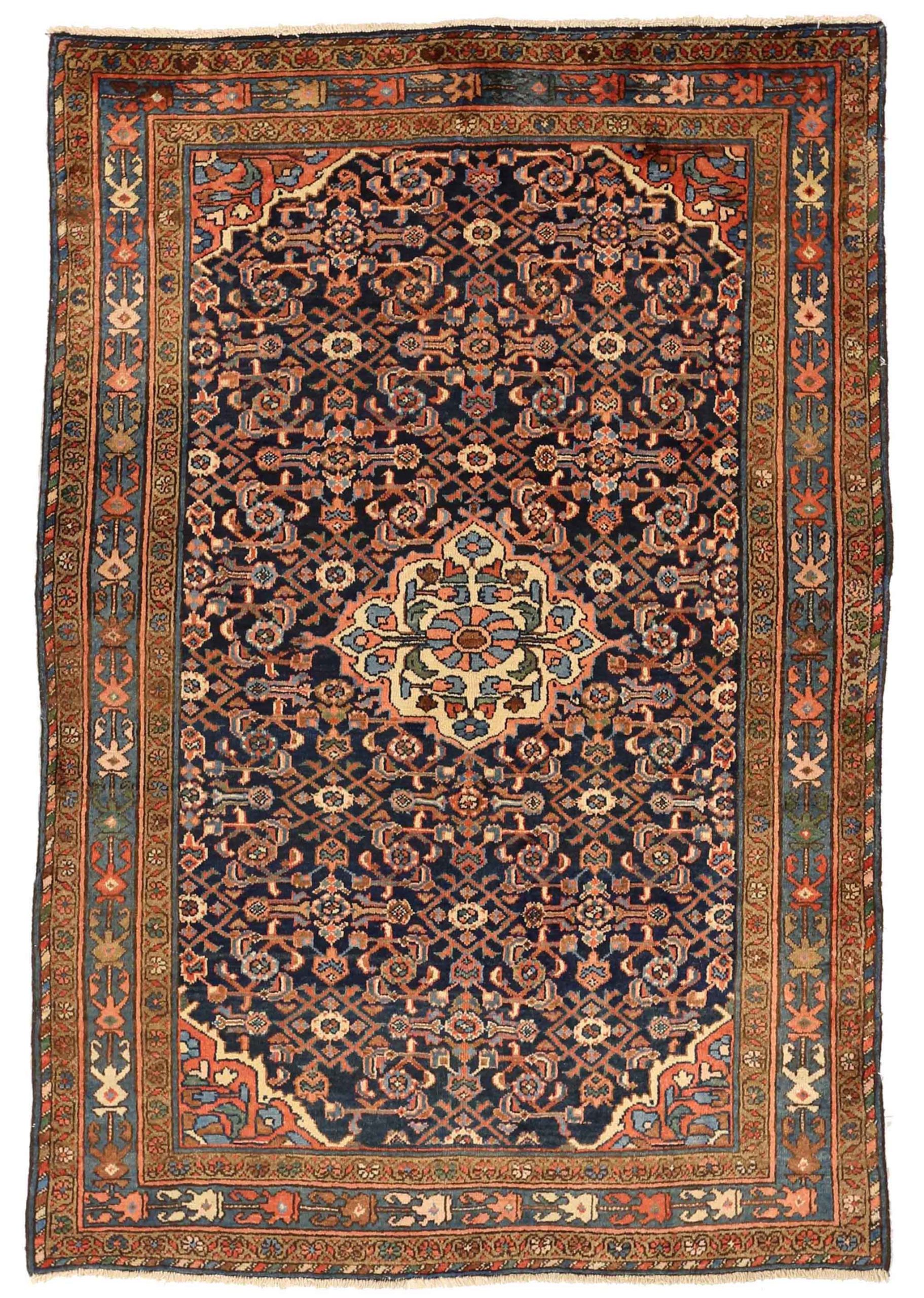 Thumbnail 3 for Antique Persian Hamadan Traditional Rug 75068