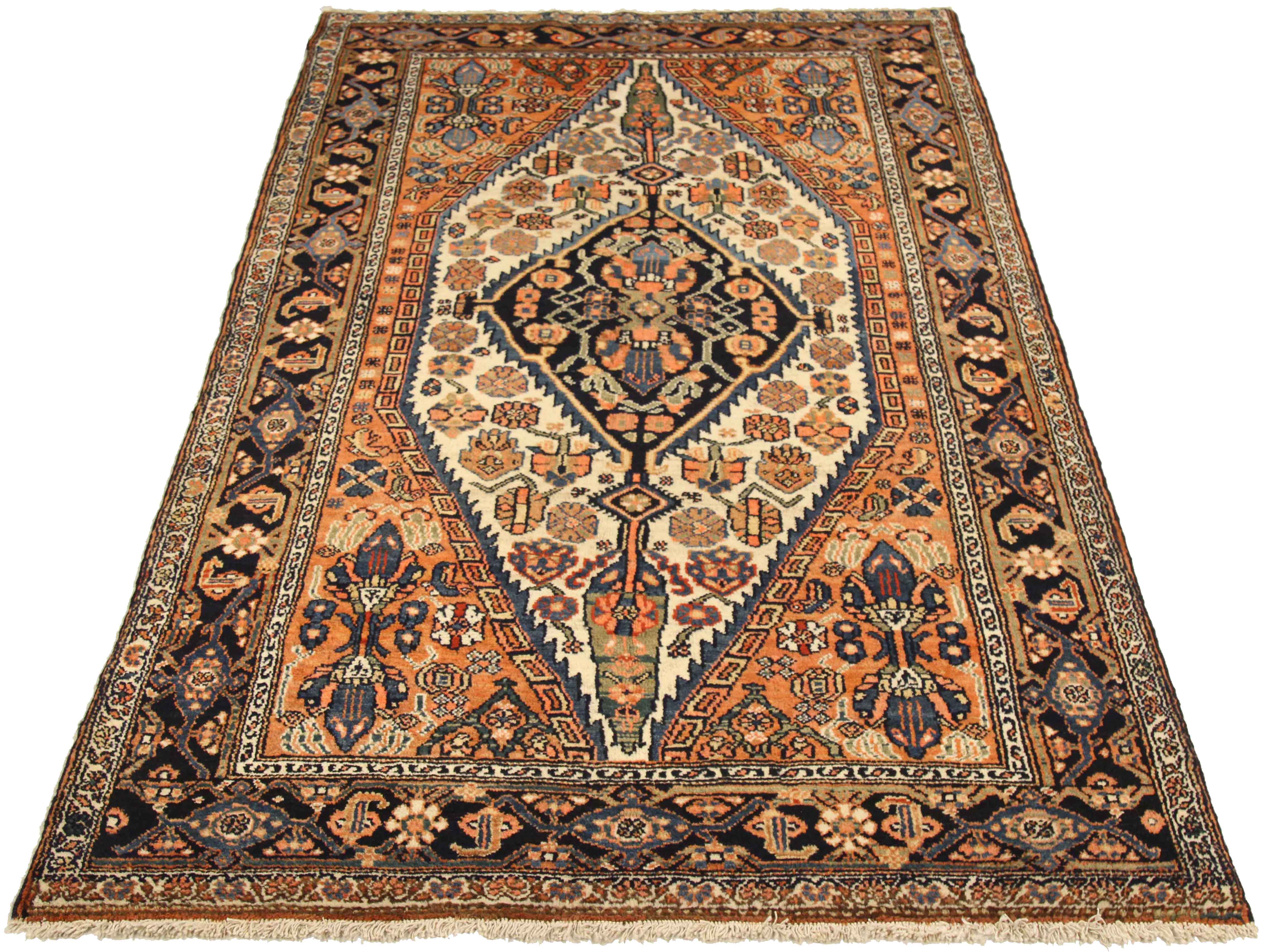 Thumbnail 4 for Antique Persian Hamadan Traditional Rug 75070