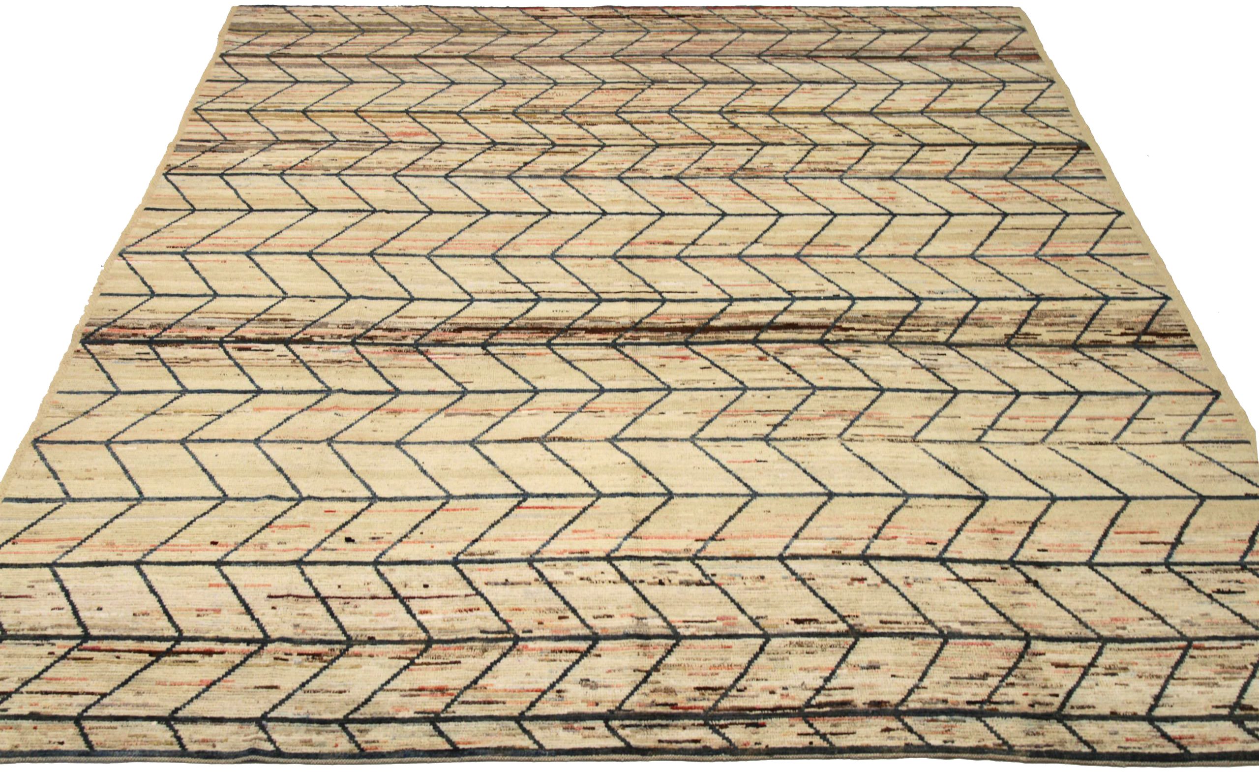 Thumbnail 10 for Afghanistan Moroccan Tribal Rug 90513