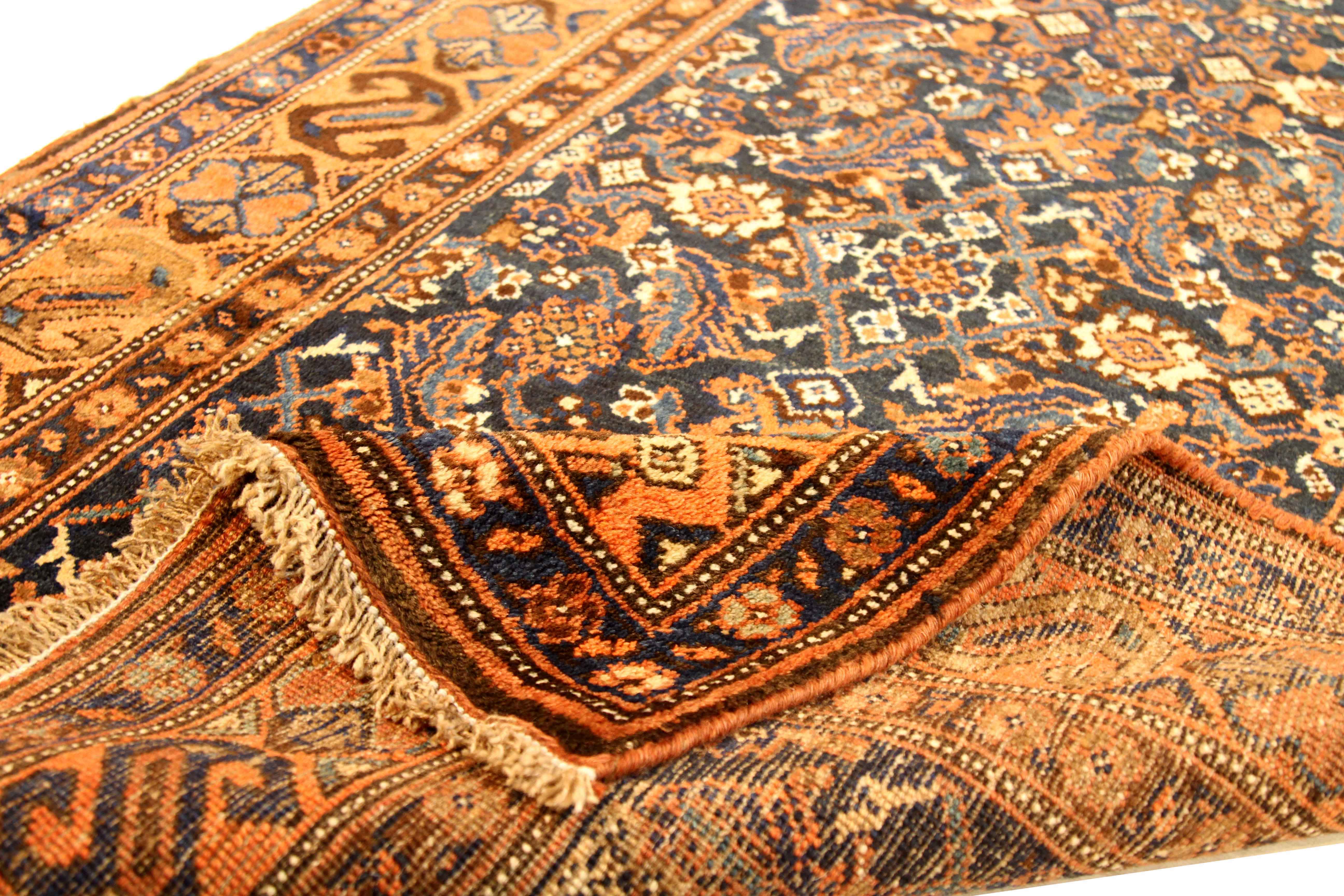 Thumbnail 2 for Antique Persian Bijar Traditional Rug 75145