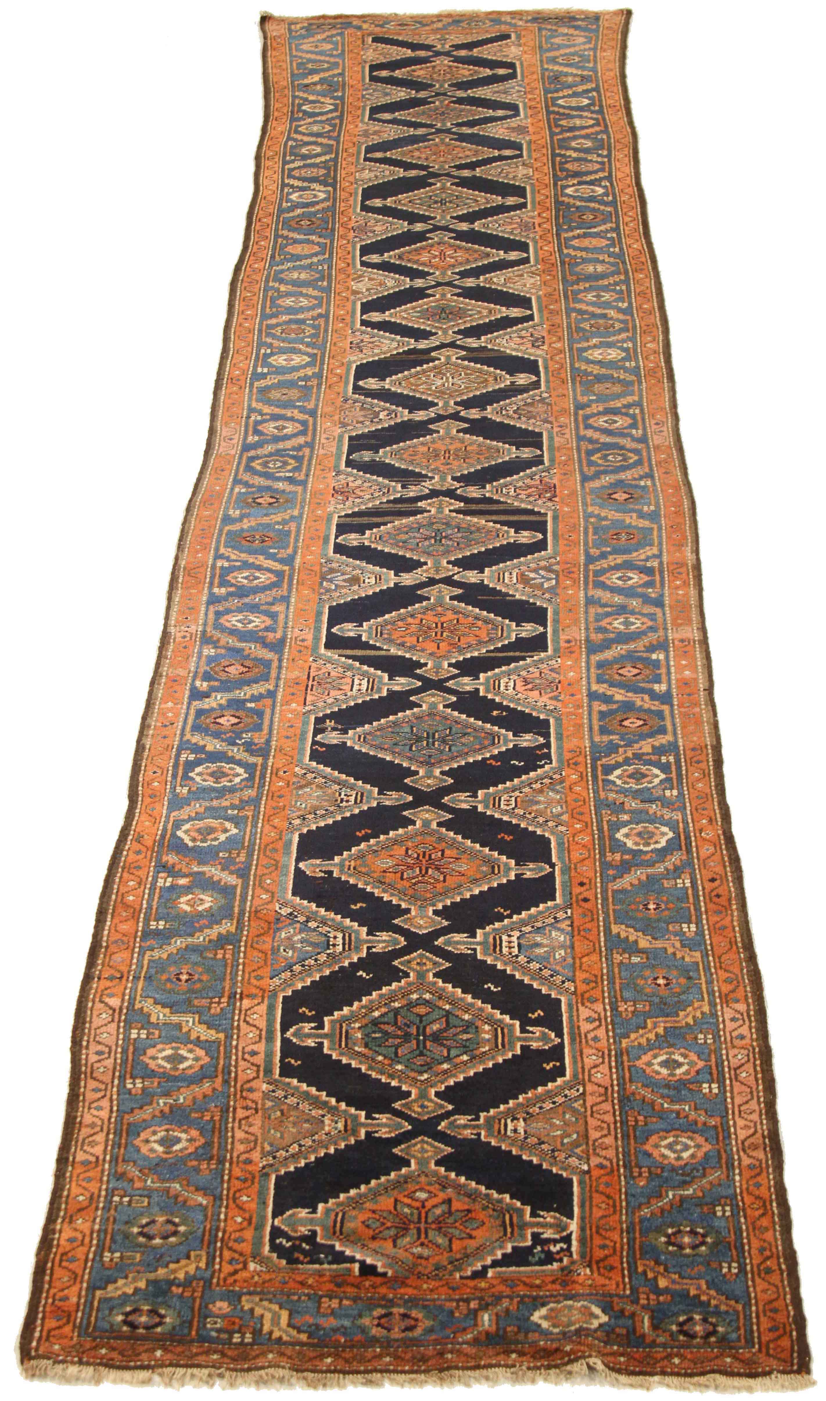 Thumbnail 3 for Antique Persian Kolyai Traditional Rug 75151