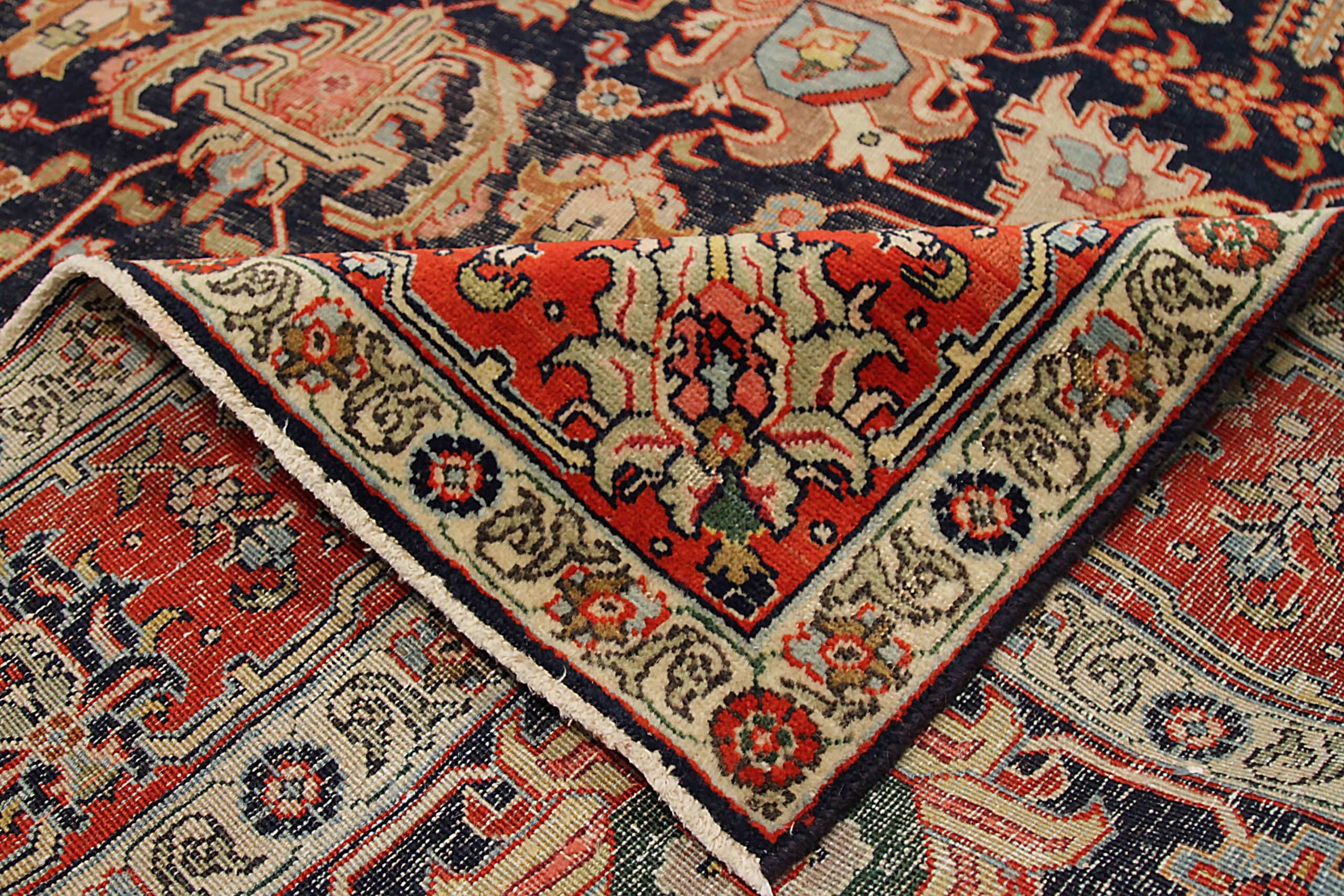 Thumbnail 7 for Antique Persian Tabriz Traditional Rug 88808