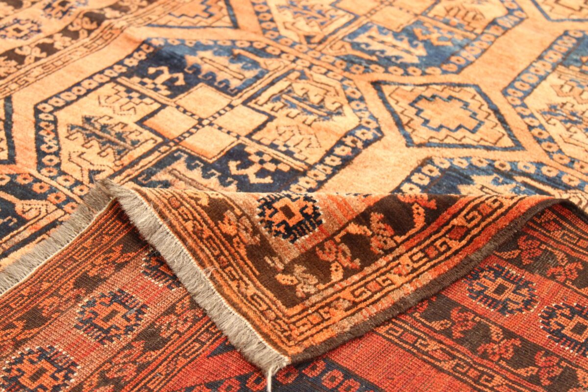 Thumbnail 12 for Antique Afghanistan Tribal Rug 75176