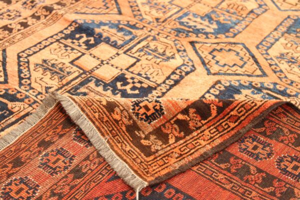 Thumbnail 14 for Antique Afghanistan Tribal Rug 75176