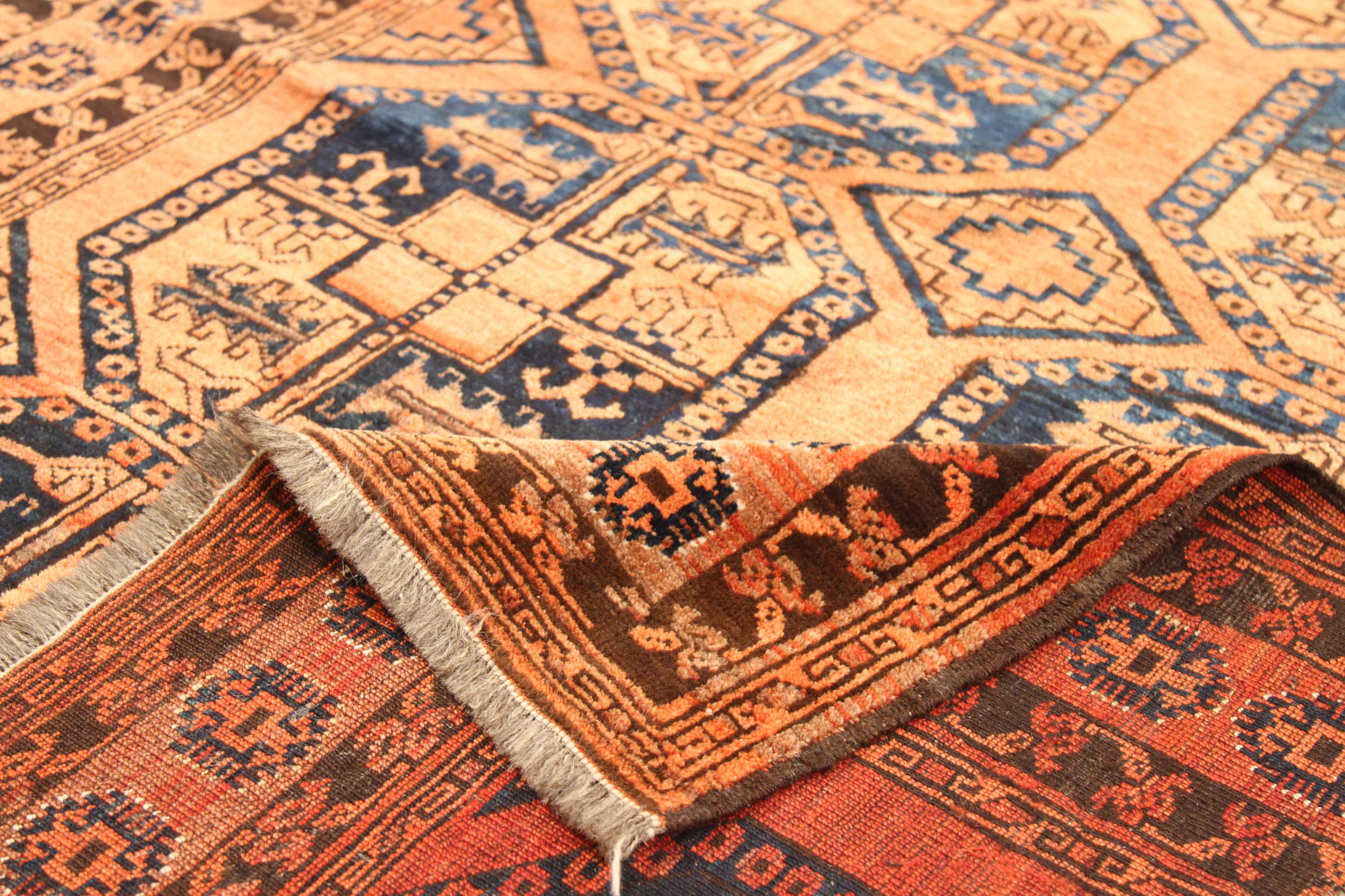 Thumbnail 2 for Antique Afghanistan Tribal Rug 75176