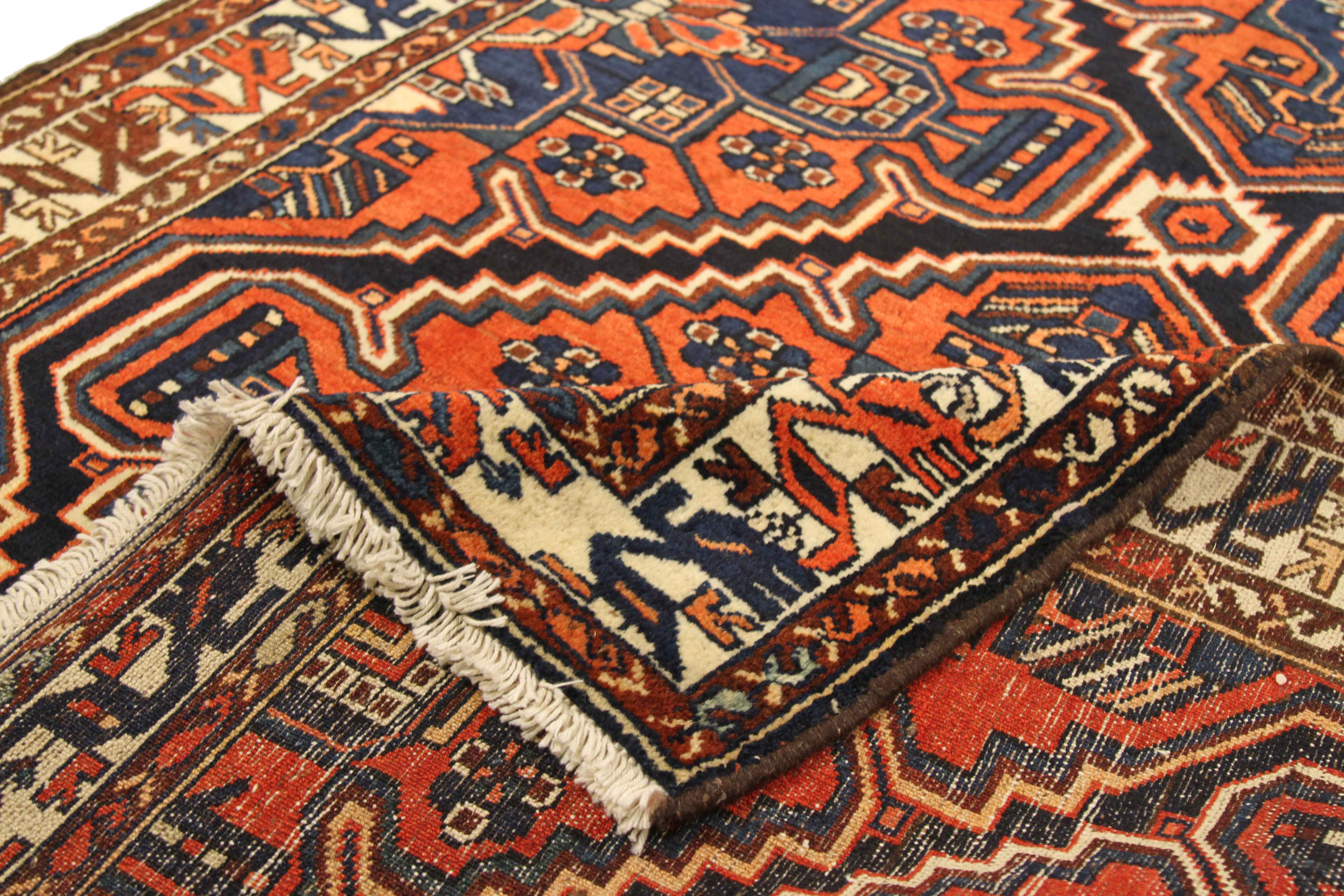 Thumbnail 2 for Antique Persian Bakhtiar Traditional Rug 75178