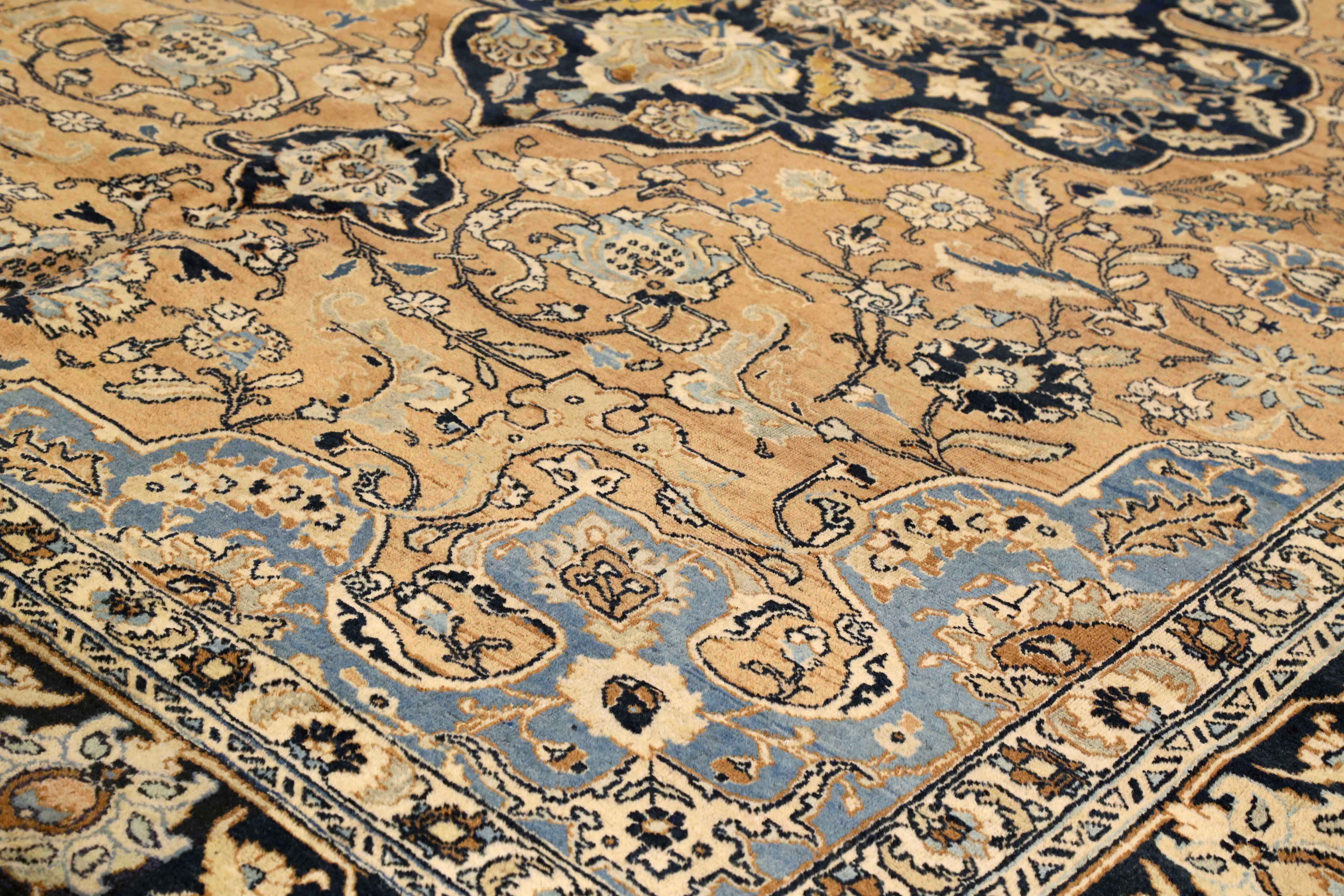 Thumbnail 5 for Antique Persian Tabriz Traditional Rug 75224