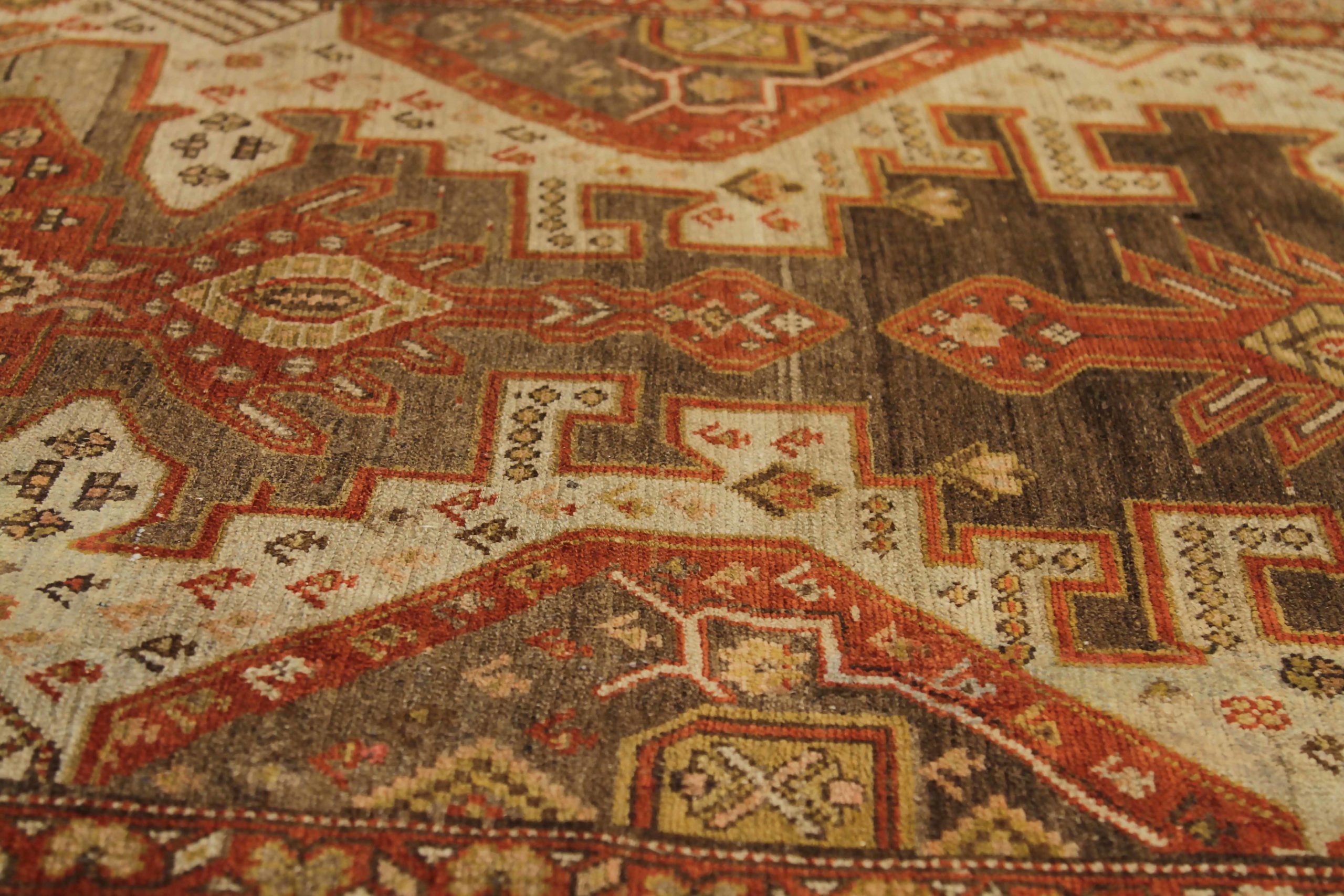 Thumbnail 5 for Antique Persian Malayer Traditional Rug 88771