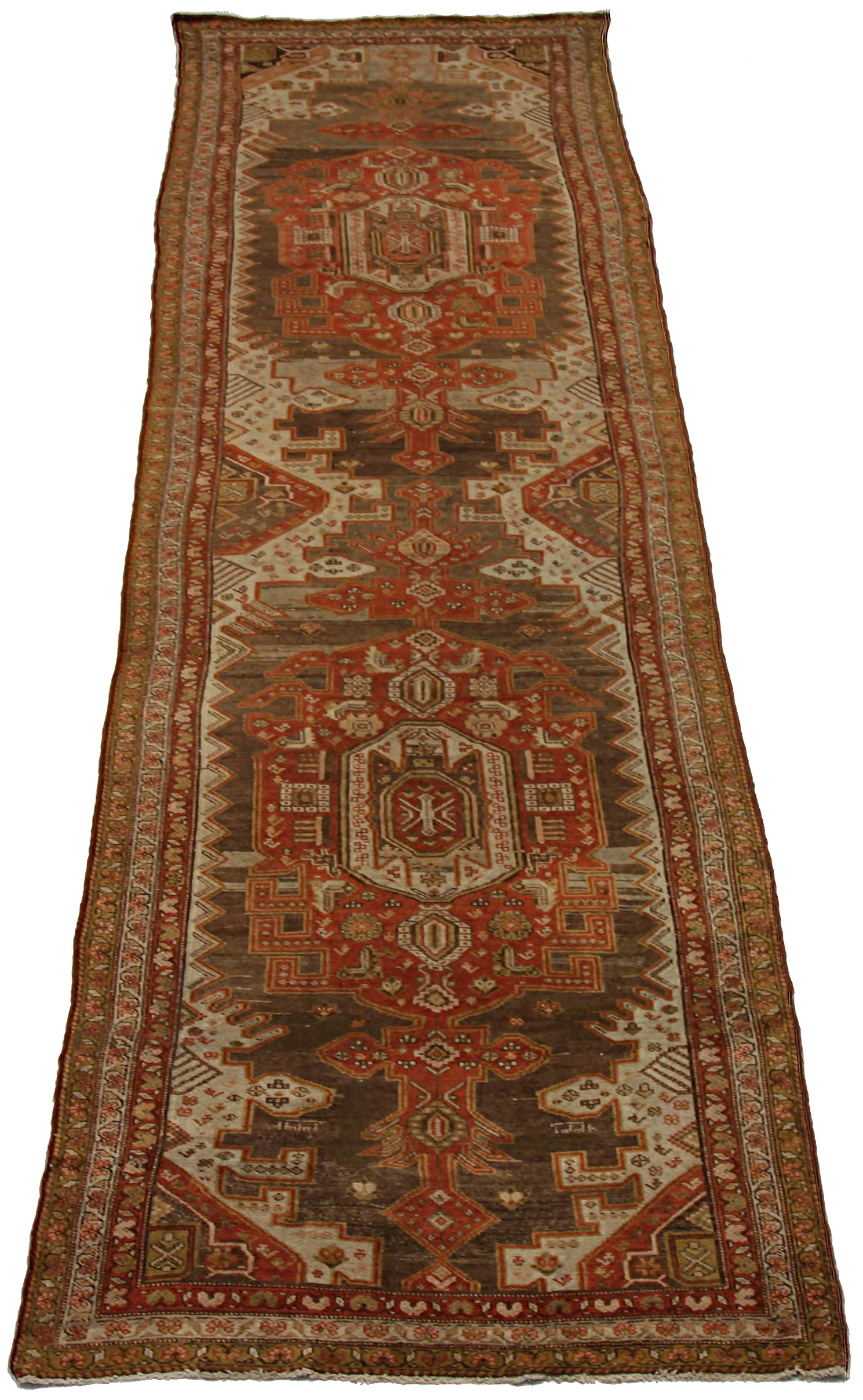 Thumbnail 3 for Antique Persian Malayer Traditional Rug 88771