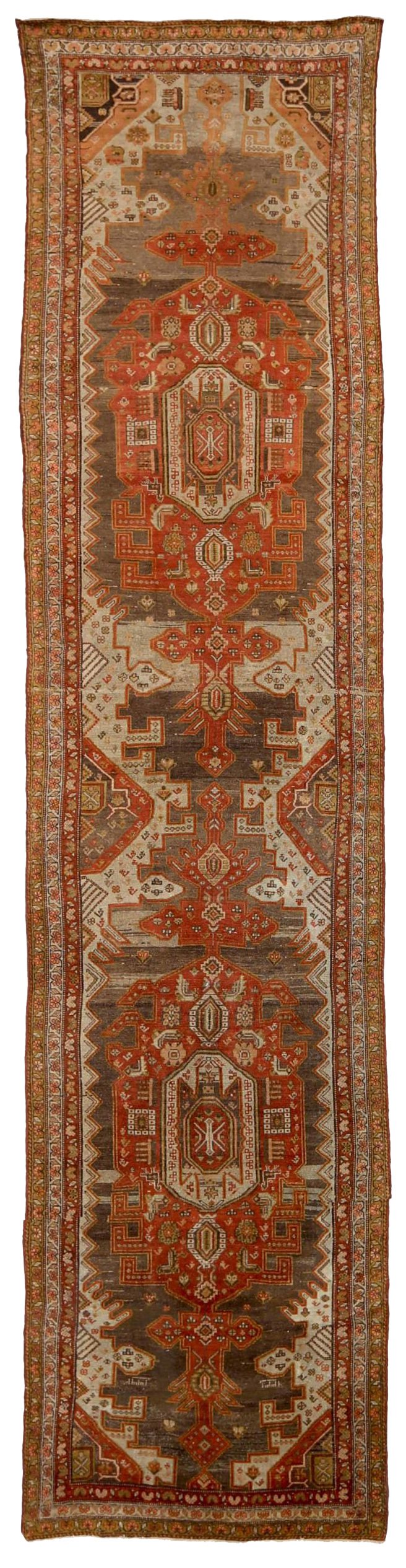 Thumbnail 7 for Antique Persian Malayer Traditional Rug 88771